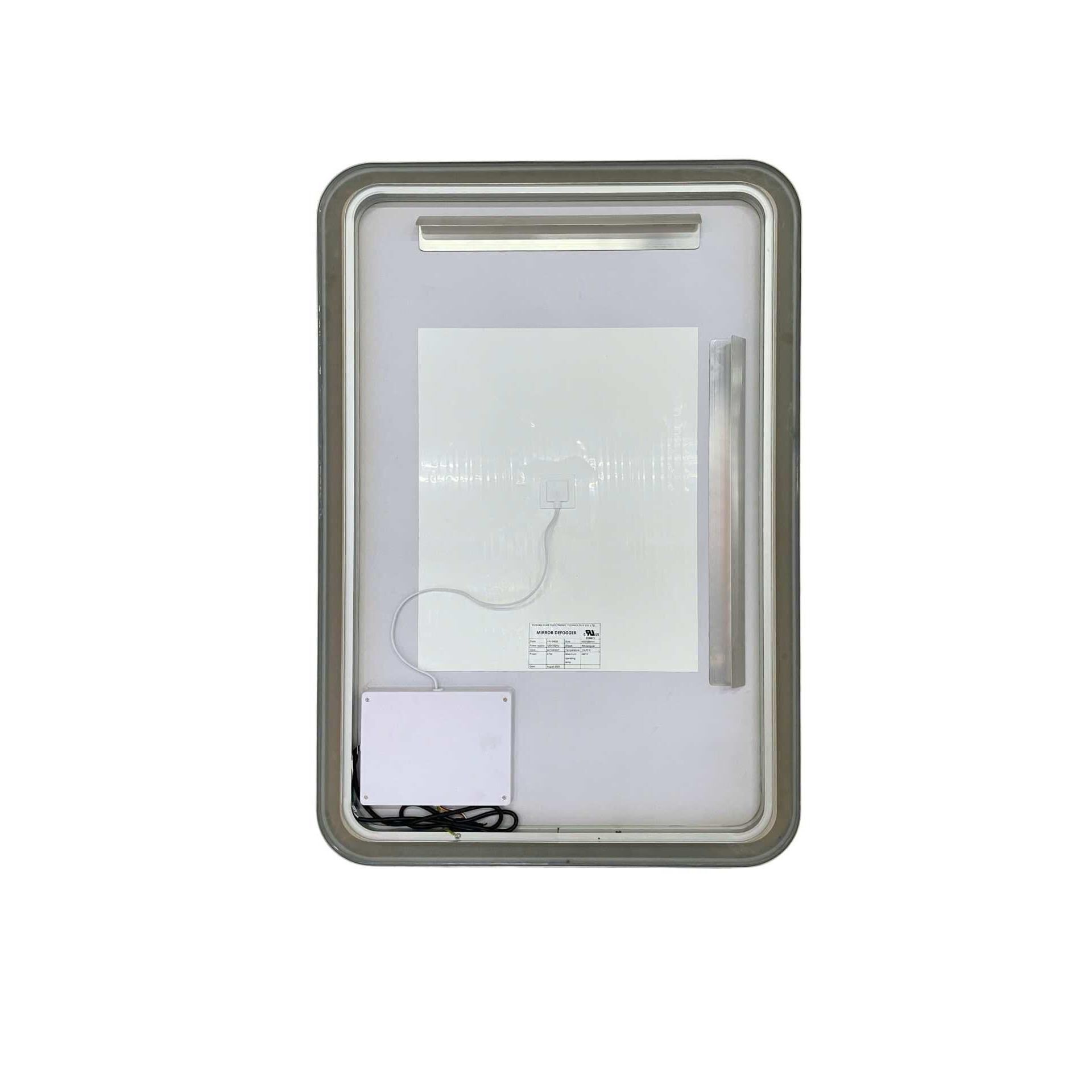 Harmoni 40 Inch Rectangular LED Lighted Mirror by Elegant Decor