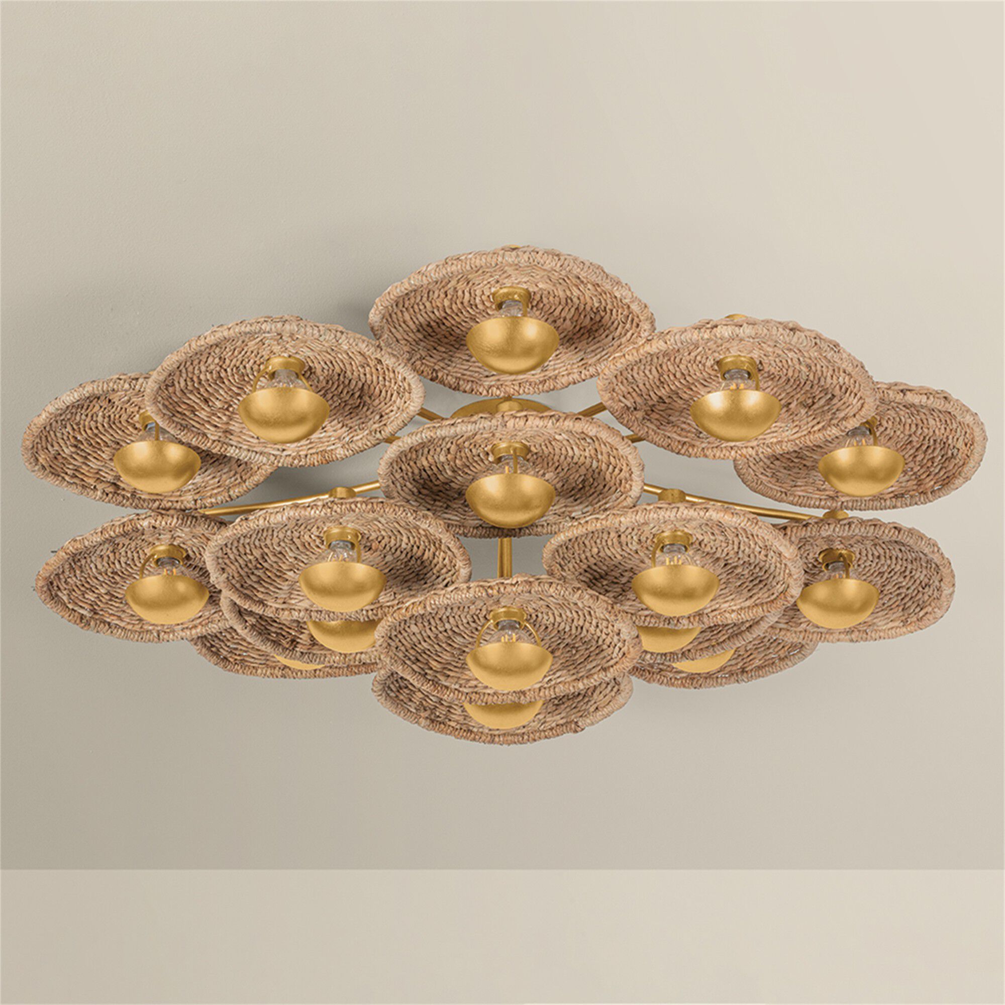 Colline 40 Inch Semi Flush Mount,