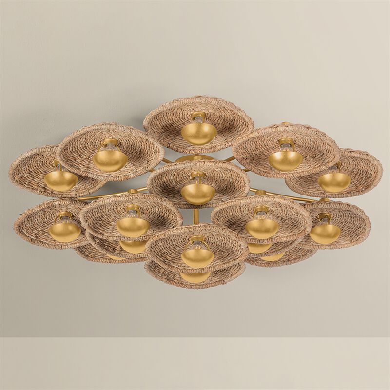 Colline 40 Inch Semi Flush Mount by Corbett Lighting