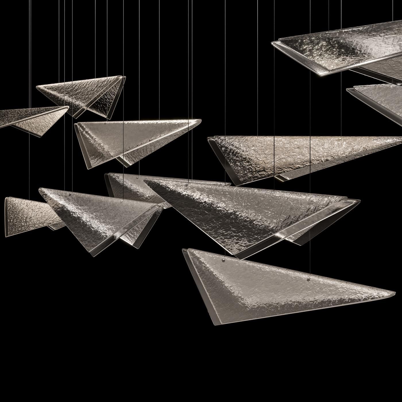 Volo 58 Inch Linear Suspension Light by Fine Art Handcrafted Lighting