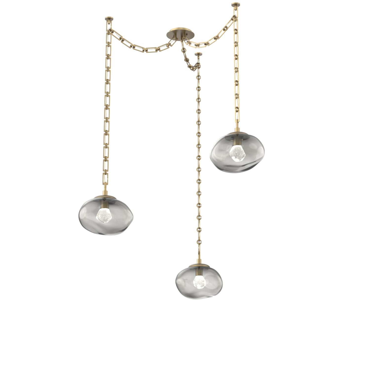 Levi Wilson Nova 19 Inch Multi Pendant Light by Hammerton Studio