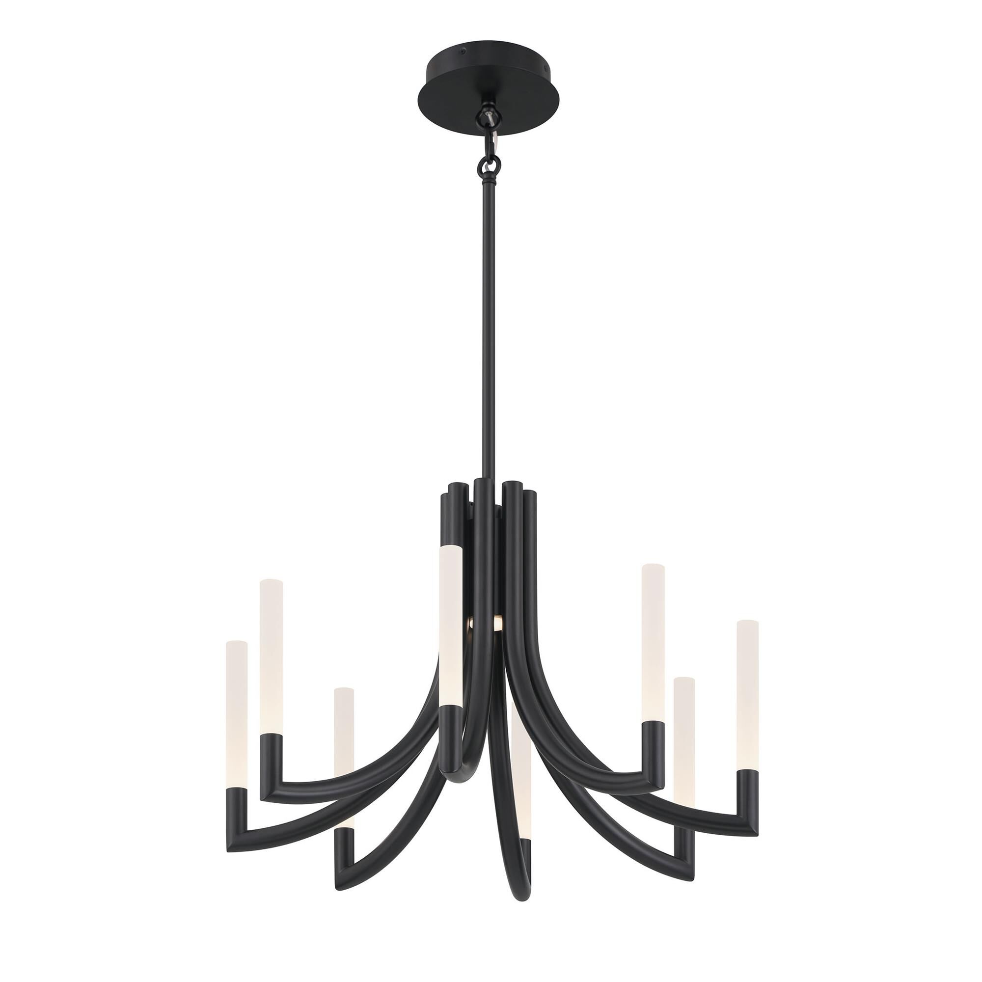 Shown in Black finish and Frosted Acrylic glass