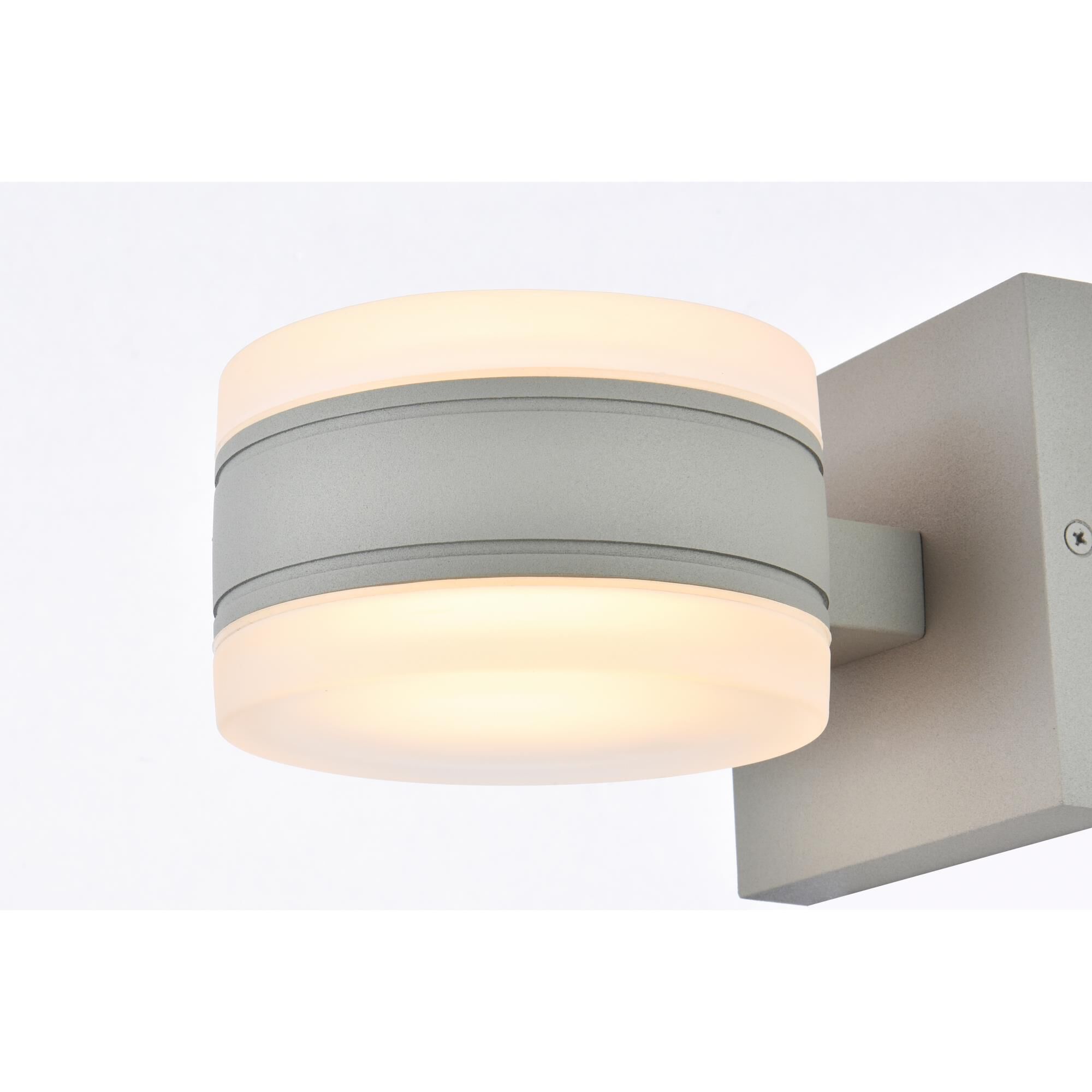 Elegant Lighting Raine 4 Inch Tall LED Outdoor Wall Light