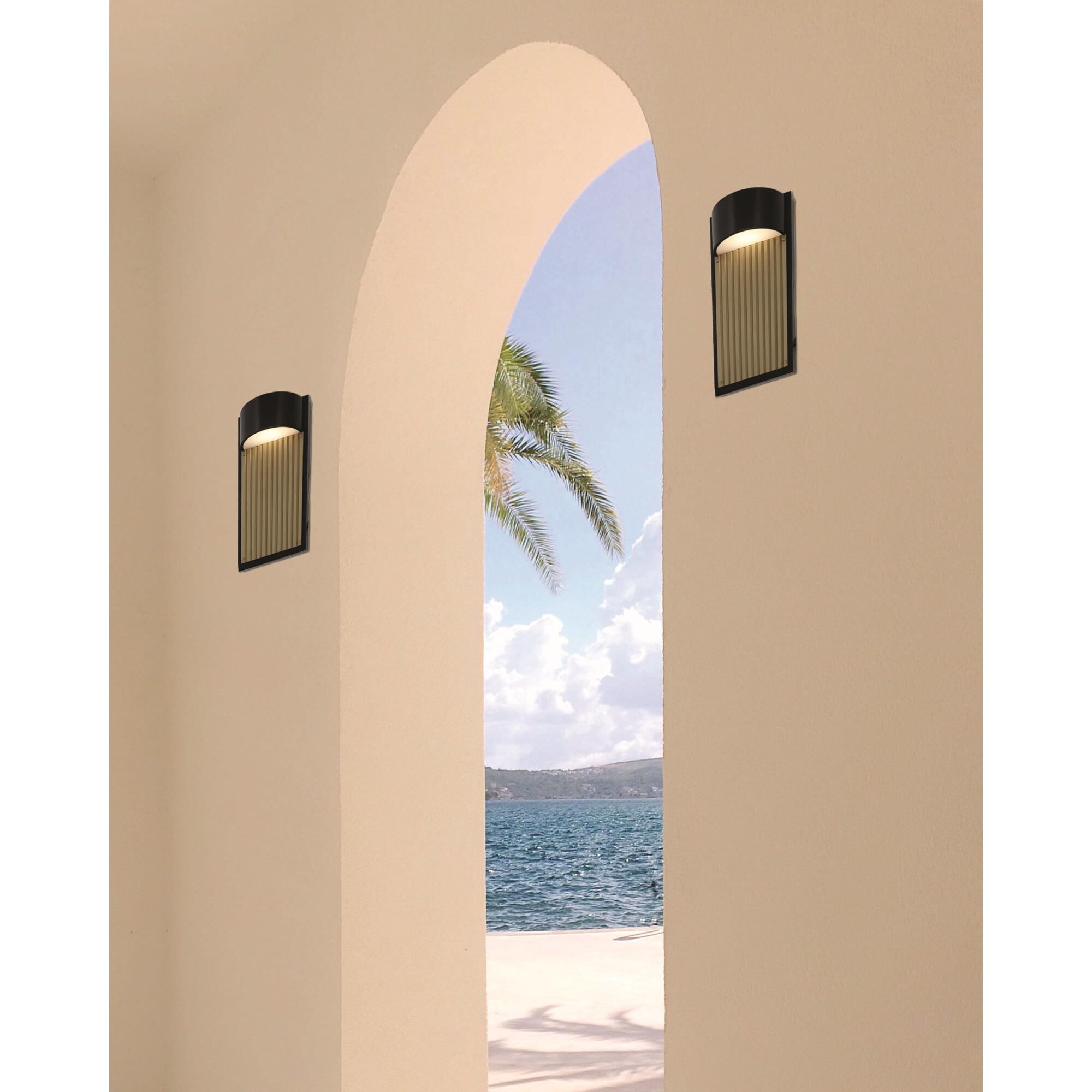 Arnsberg Las Cruces 12 Inch Tall LED Outdoor Wall Light