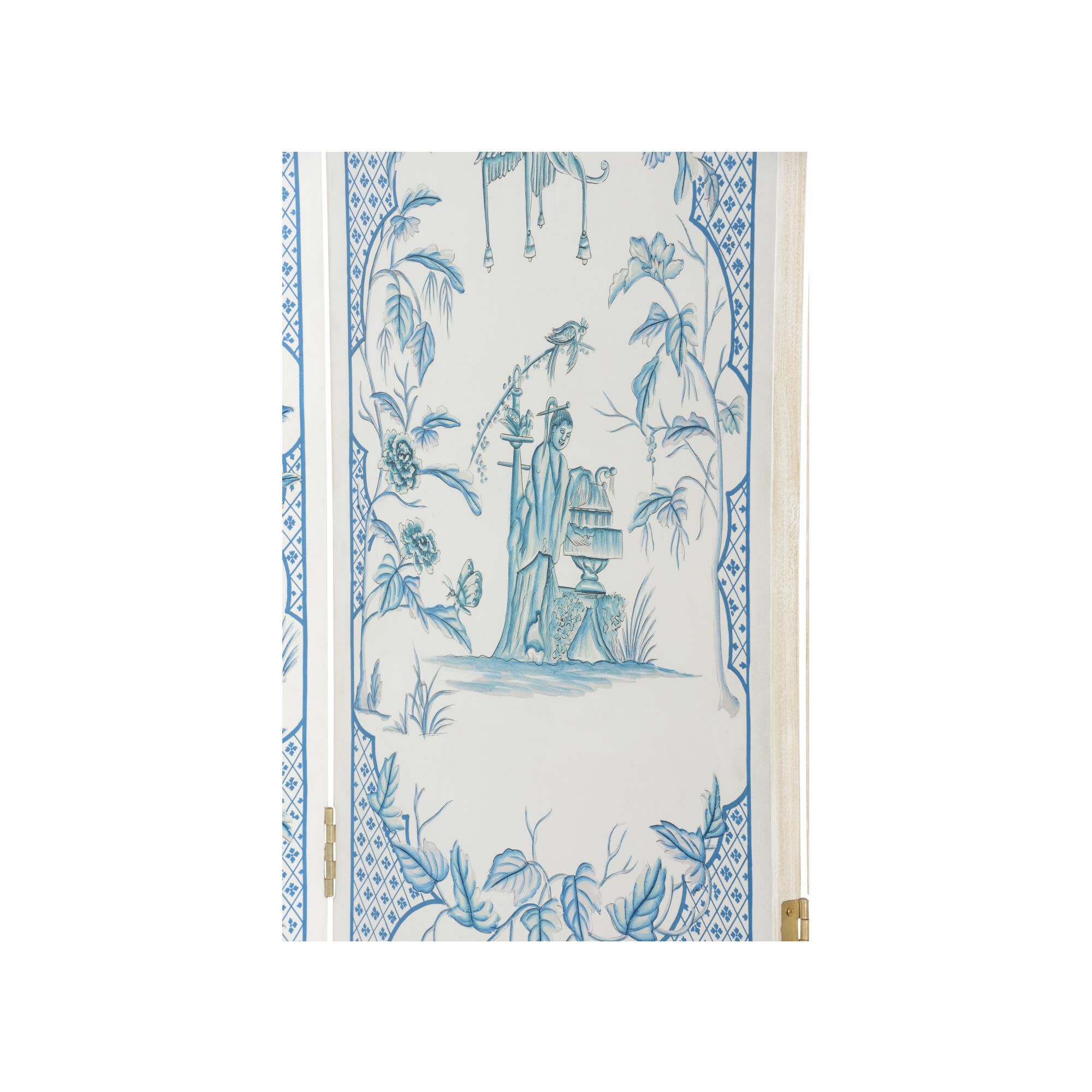 Shown in Blue, White and Cream finish