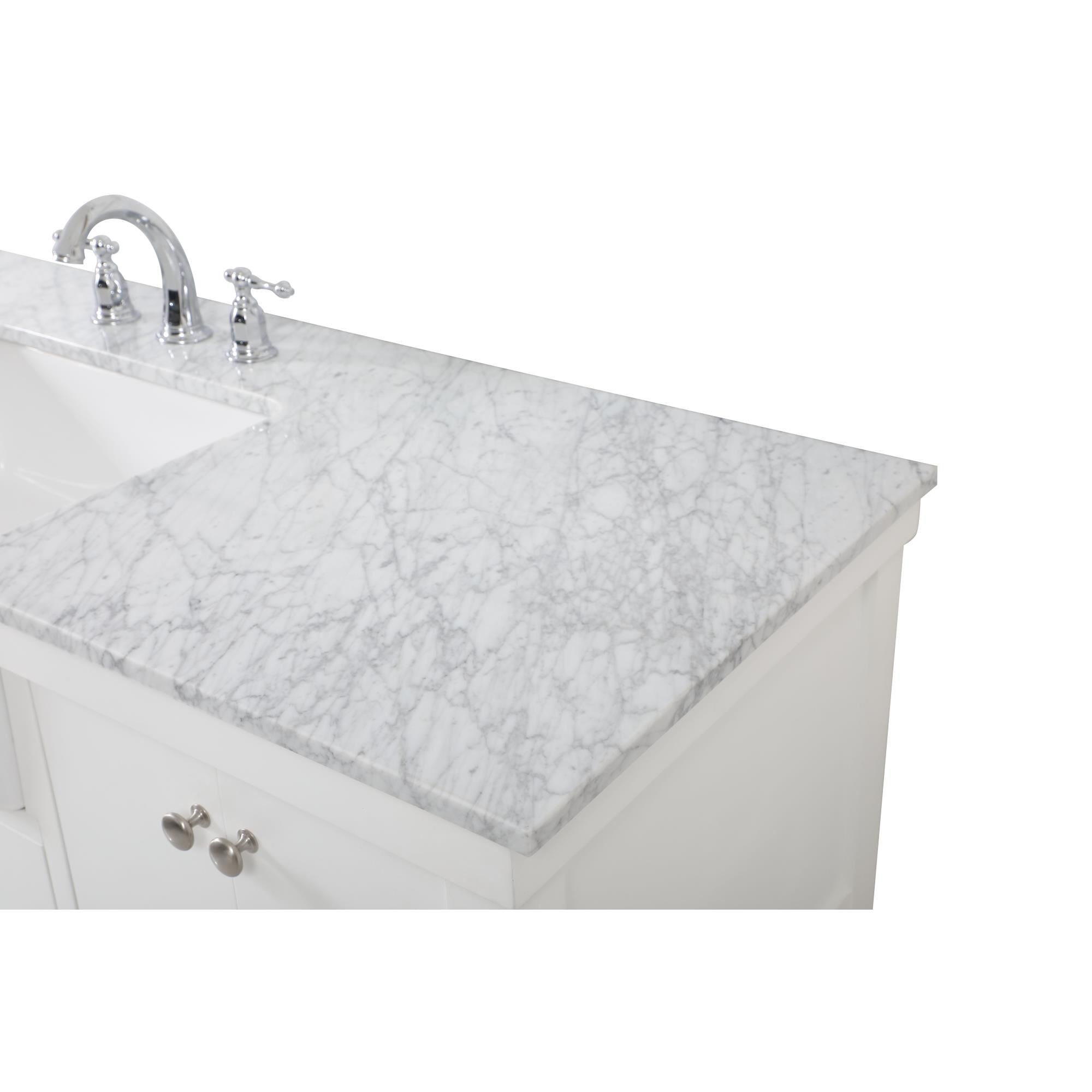 Shown in White finish