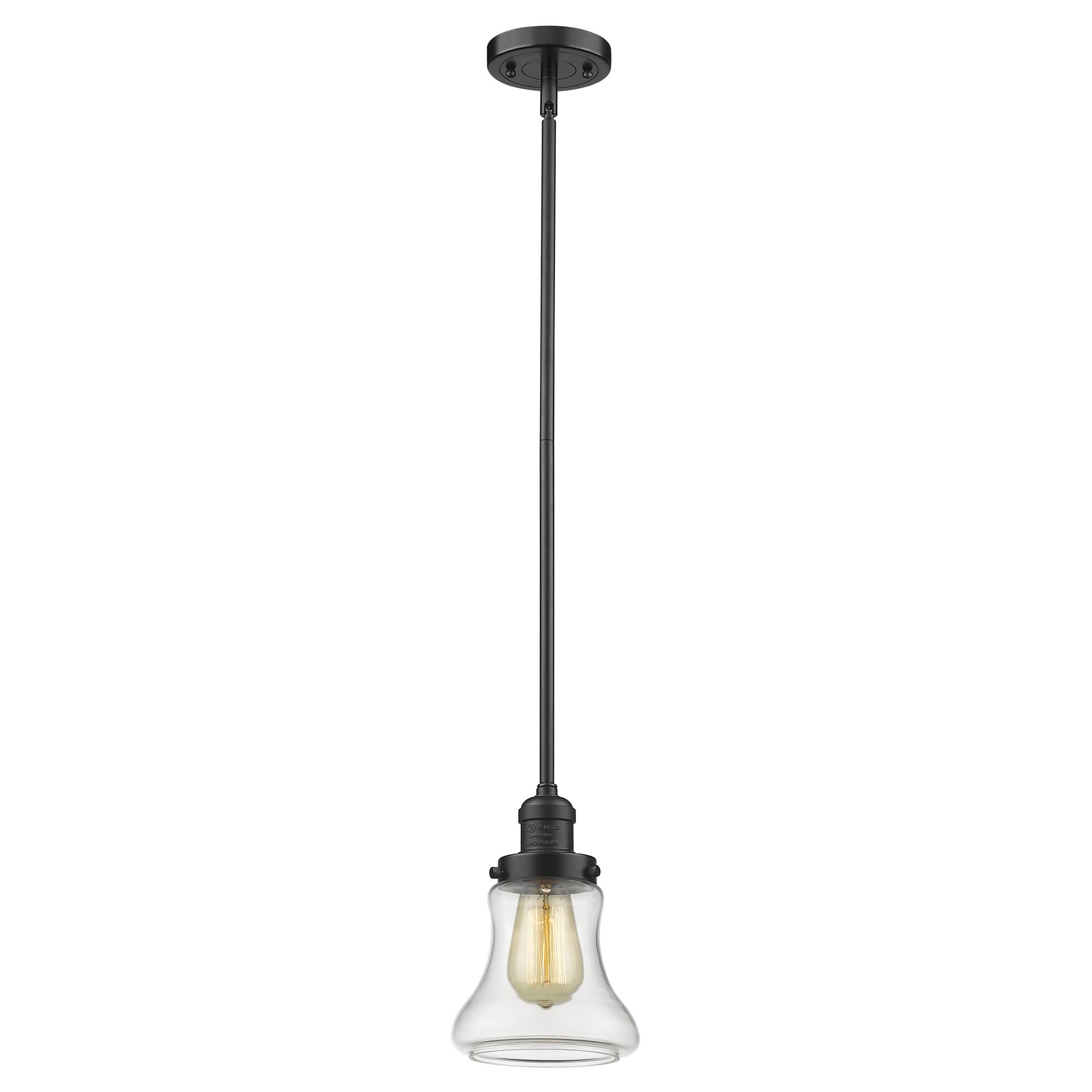Shown in Oil Rubbed Bronze finish and Clear glass