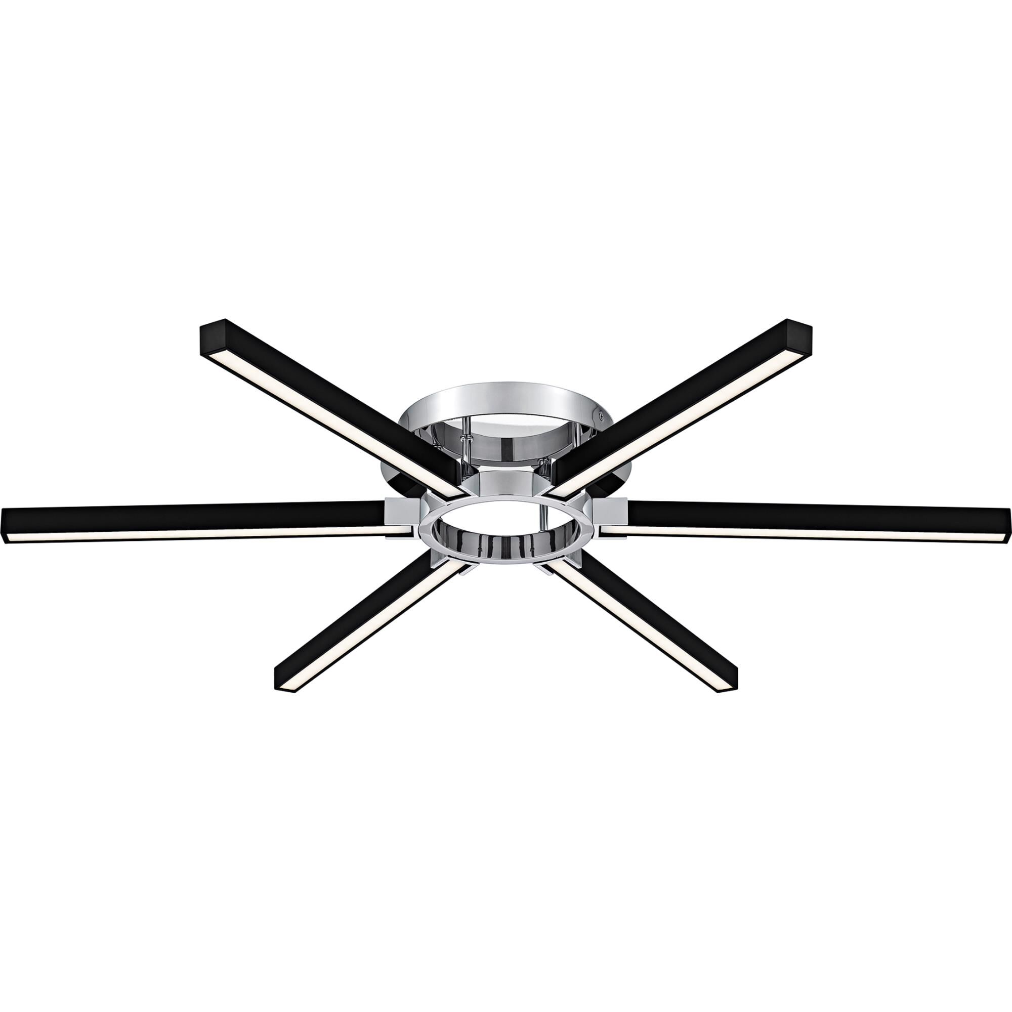 Zealand 36 Inch Semi Flush Mount by Quoizel