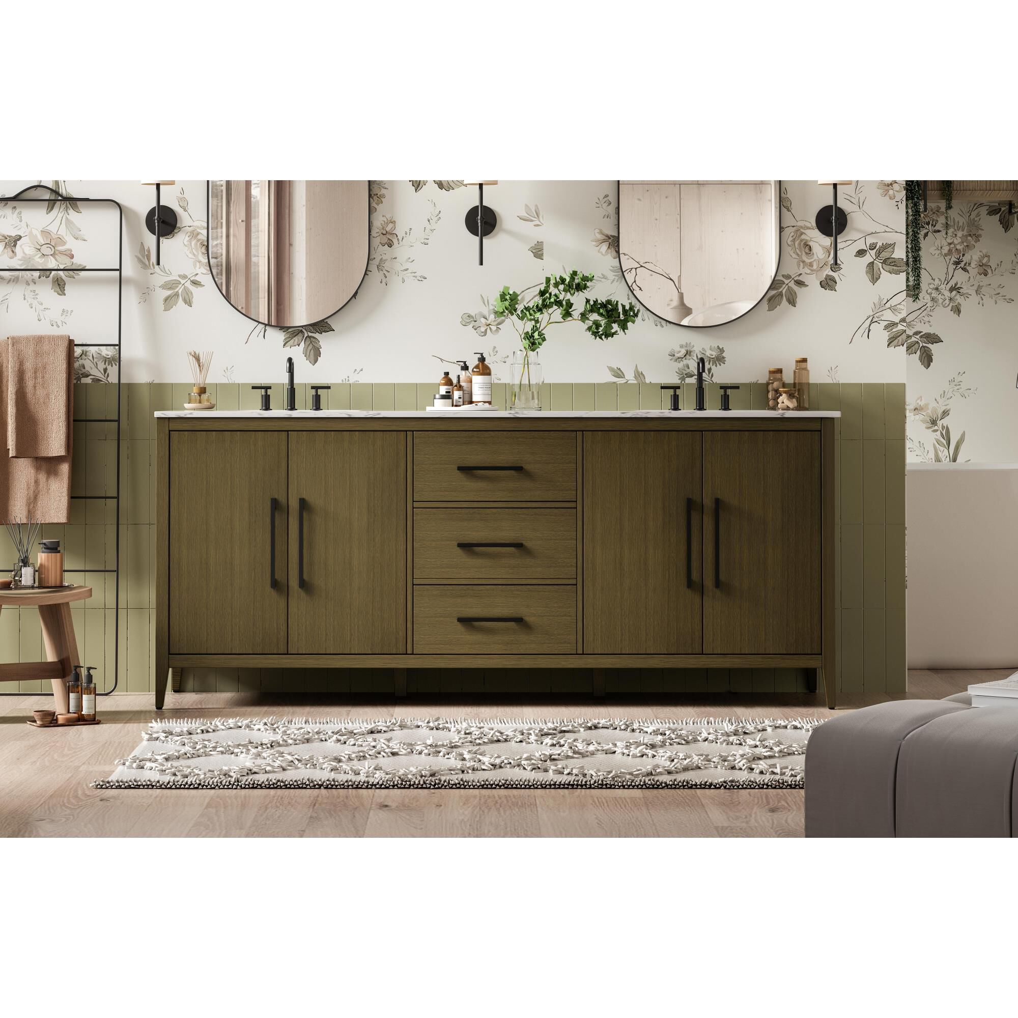 Millie 84 Inch Bath Vanity by Elegant Dcor