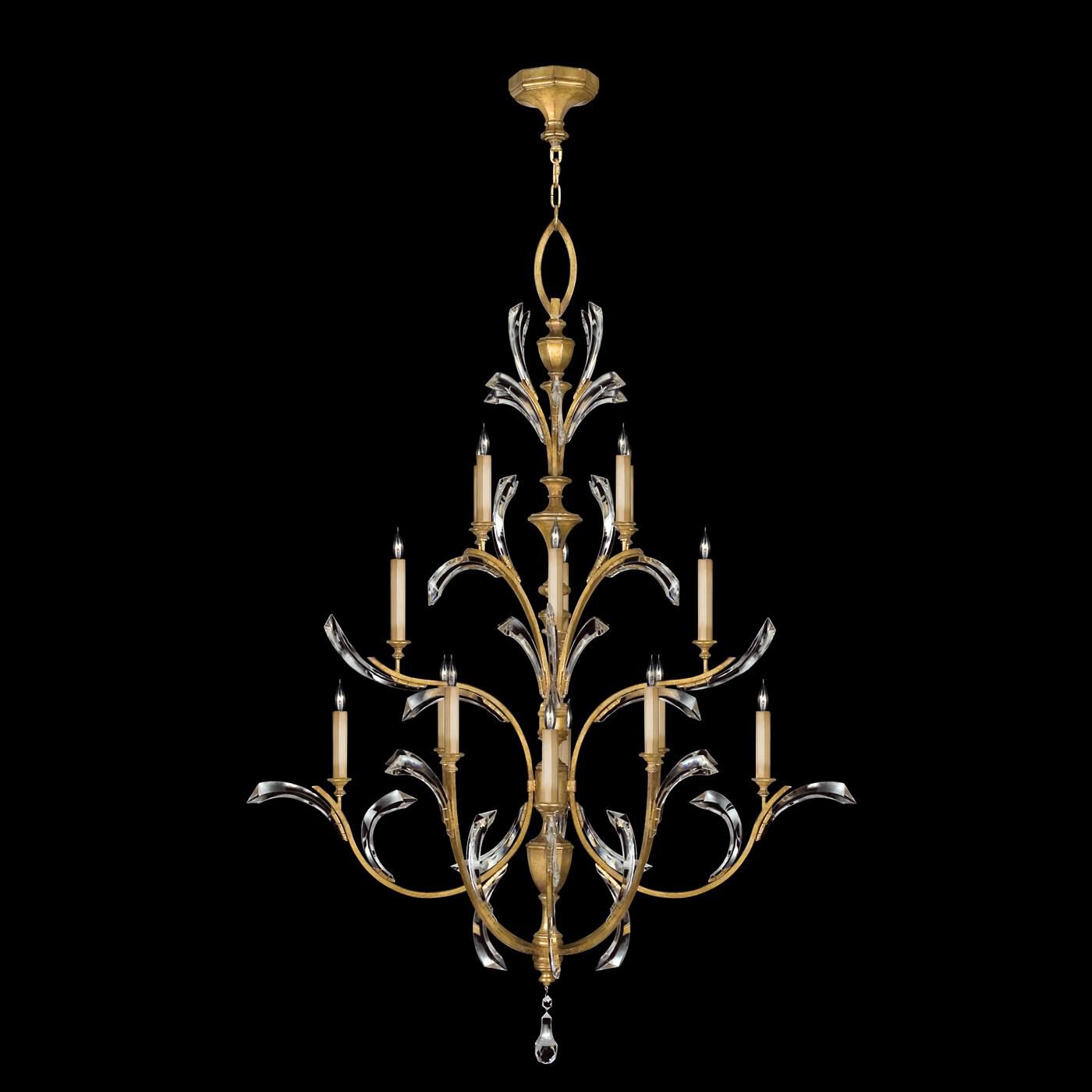 Beveled Arcs Chandelier by Fine Art Handcrafted Lighting