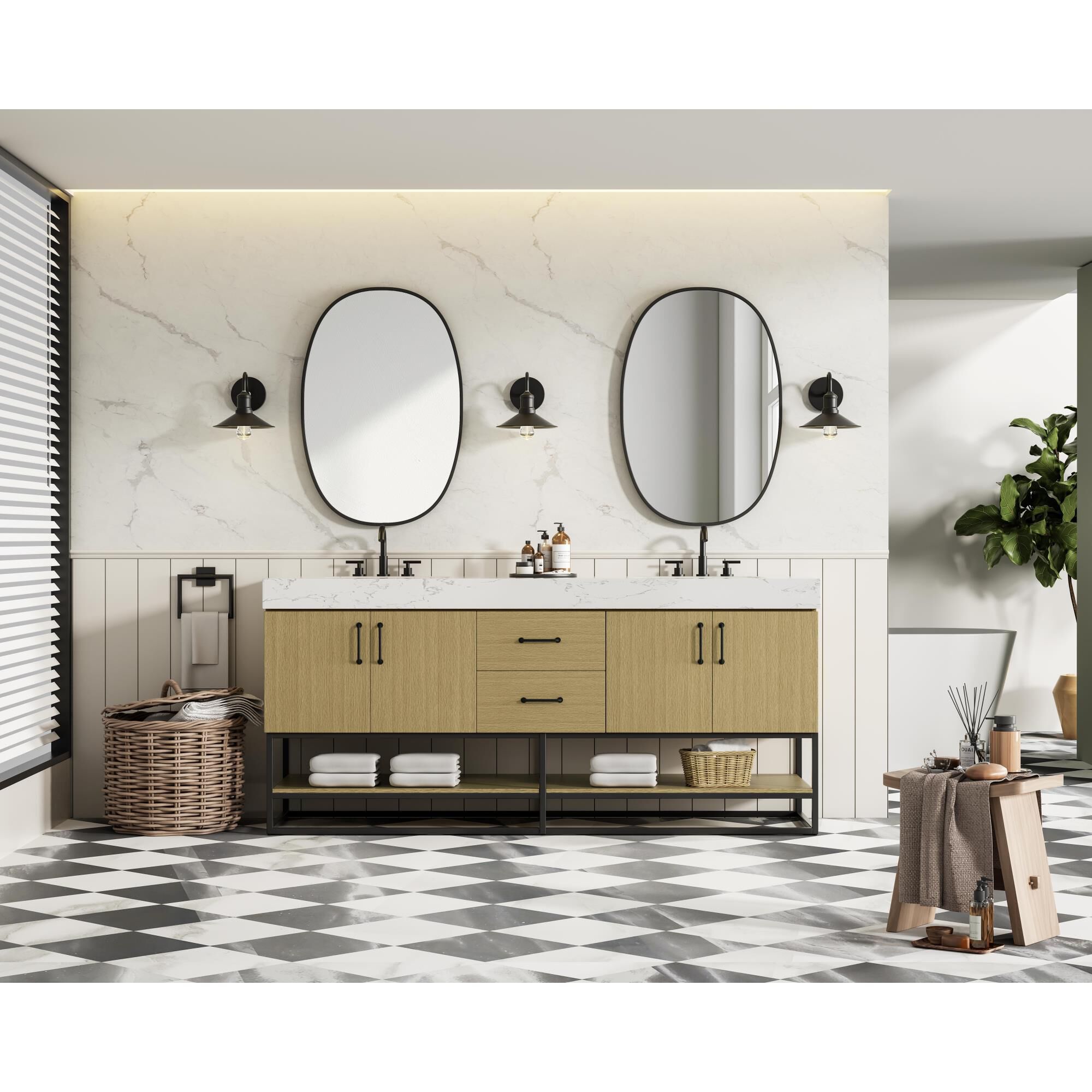 Shown in Honey Brown finish