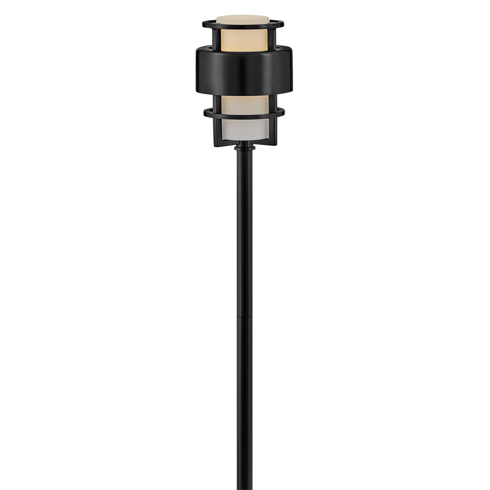 Shown in Satin Black finish and Etched Opal glass