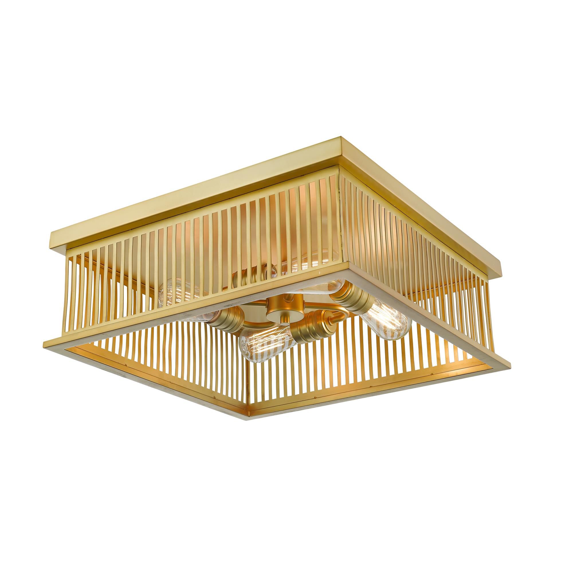 Shown in Brass finish and Steel glass and Steel shade
