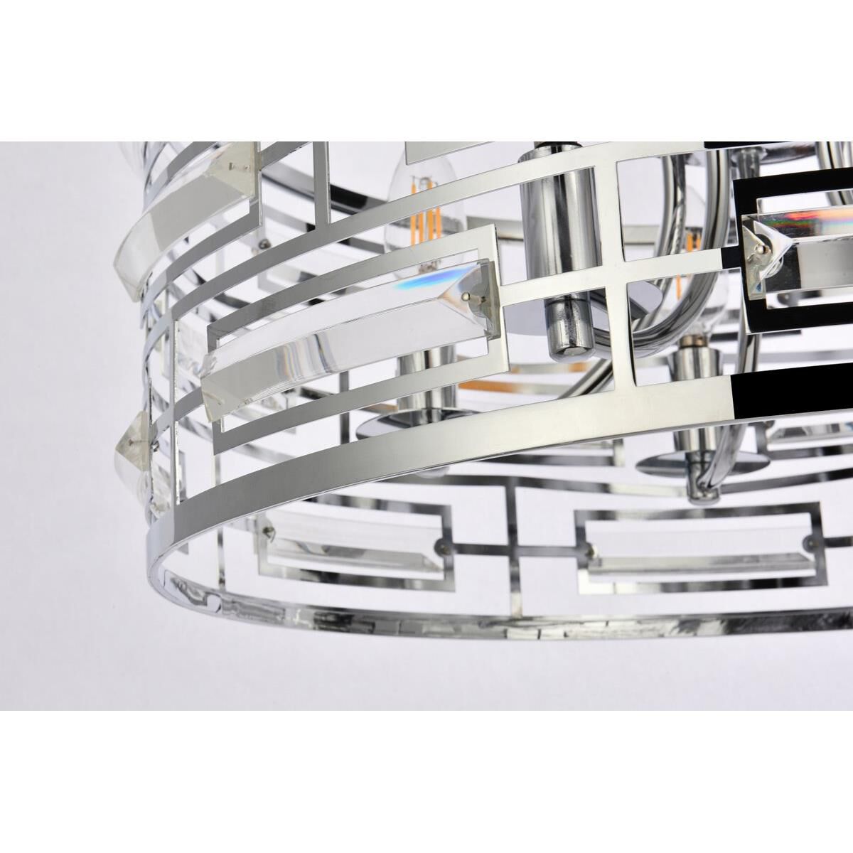 Shown in Chrome finish and Royal Cut Clear crystal