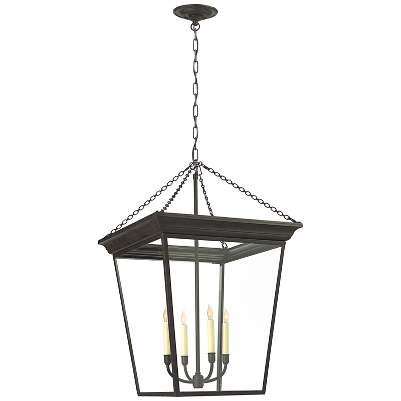 Chapman & Myers Cornice 20 Inch Cage Pendant by Visual Comfort Signature Collection