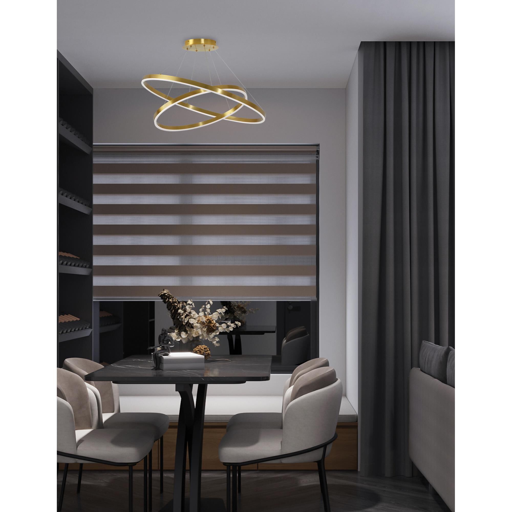 Circulo 32 Inch Chandelier by Dainolite