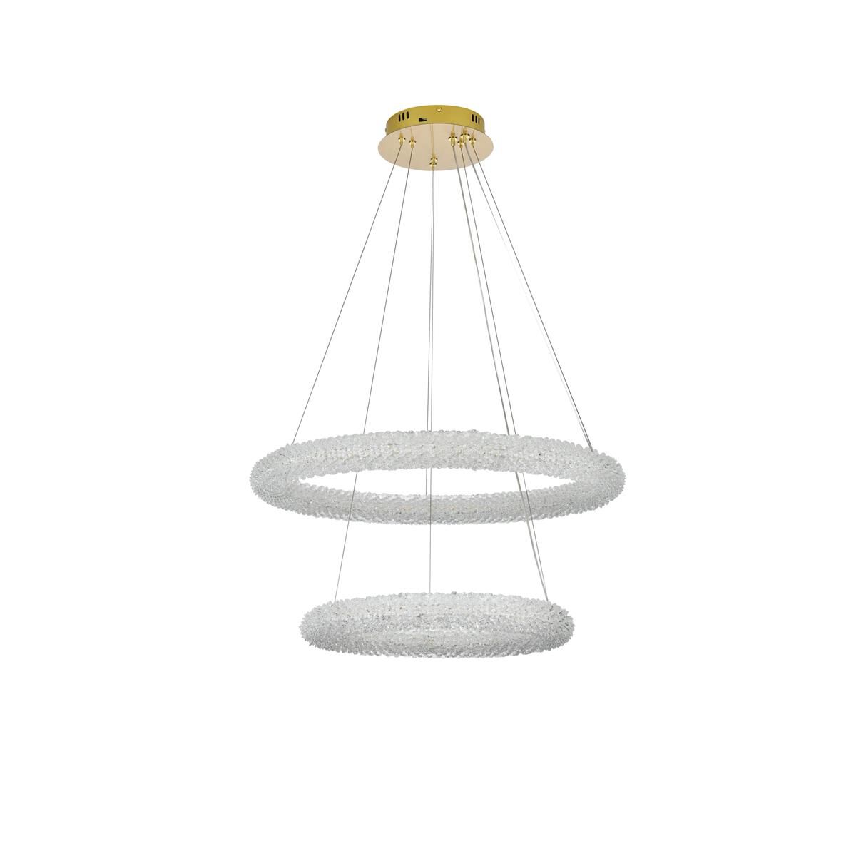Bowen 28 Inch Chandelier by Elegant Lighting