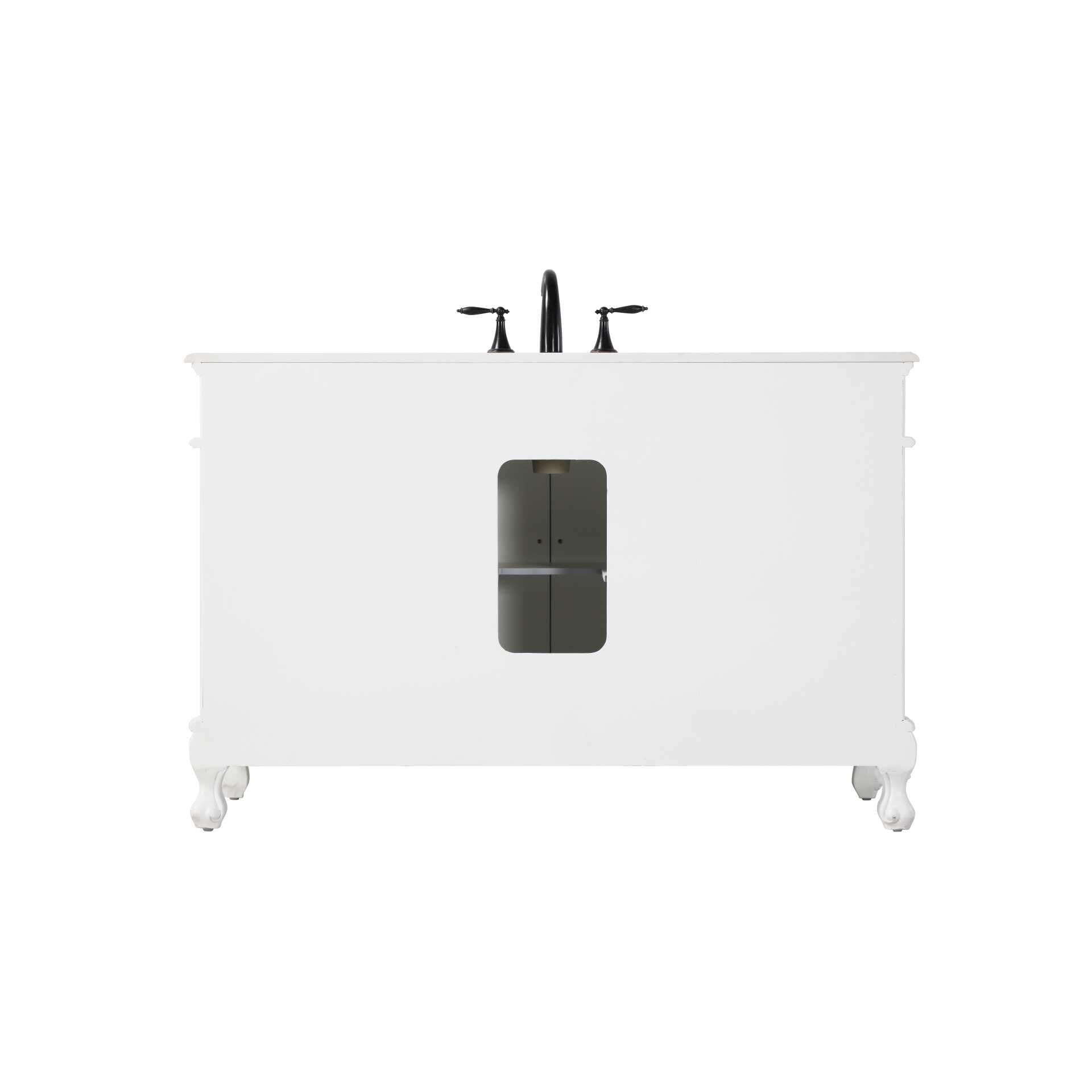 Shown in Antique White finish