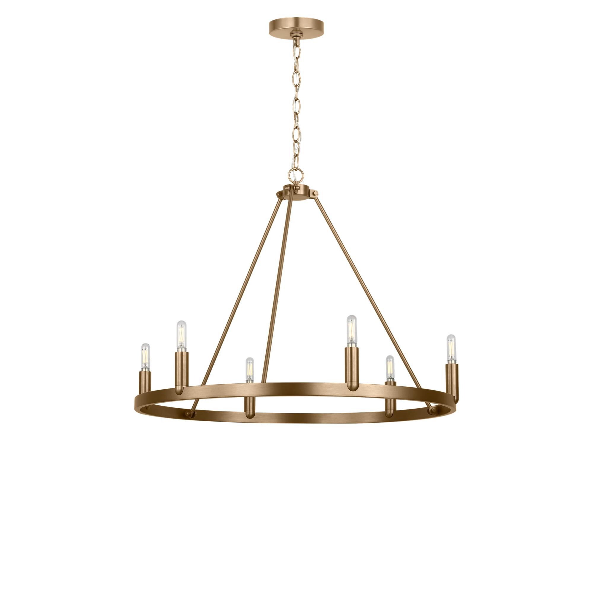 Shown in Satin Brass finish
