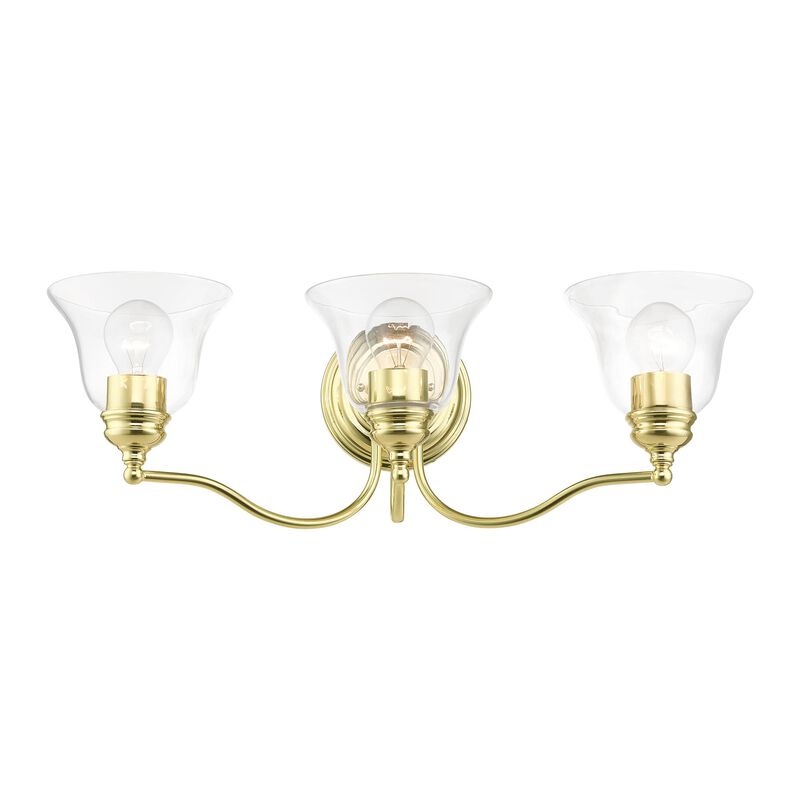 Moreland 24 Inch 3 Light Bath Vanity Light by Livex Lighting