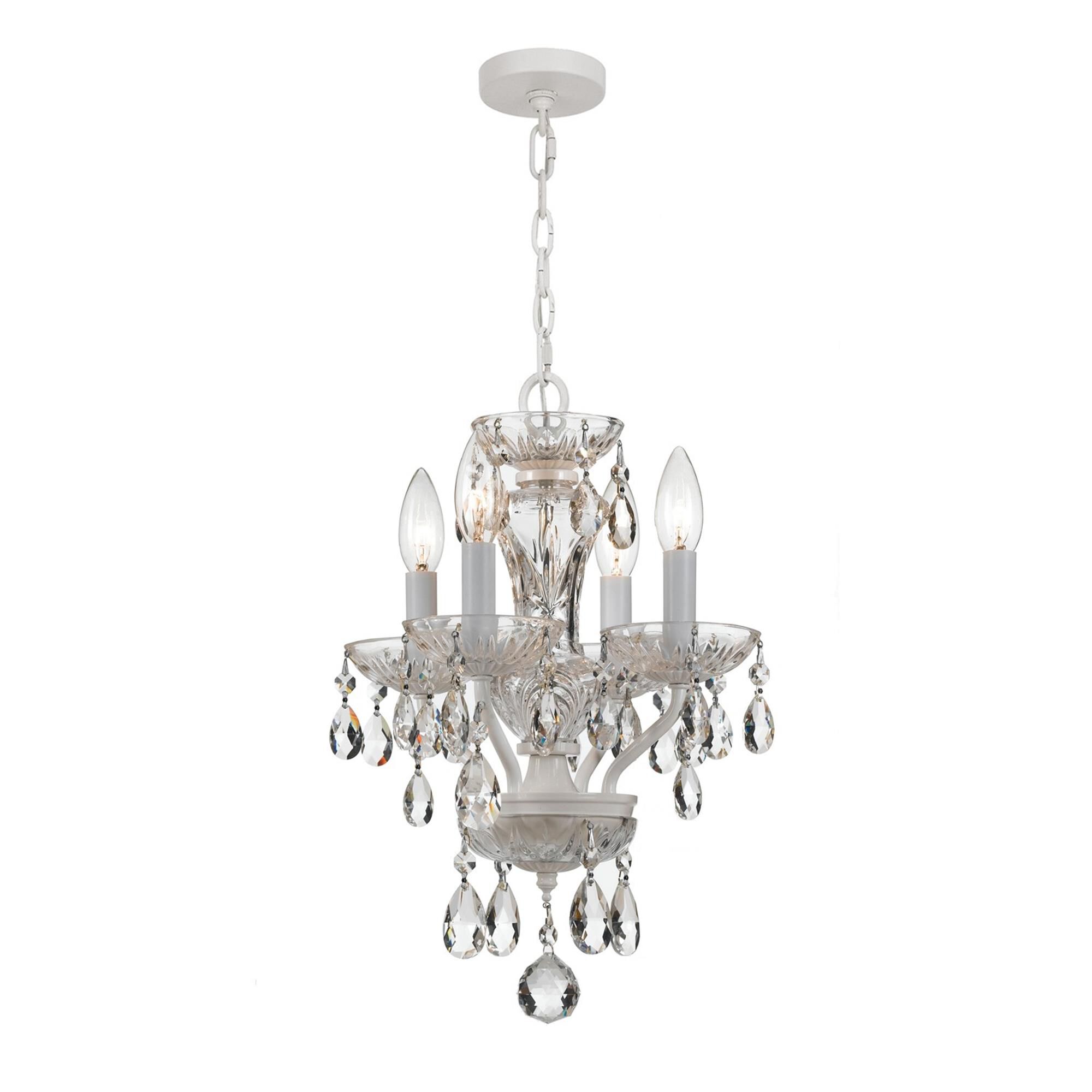 Shown in Wet White finish and Clear Swarovski Strass crystal