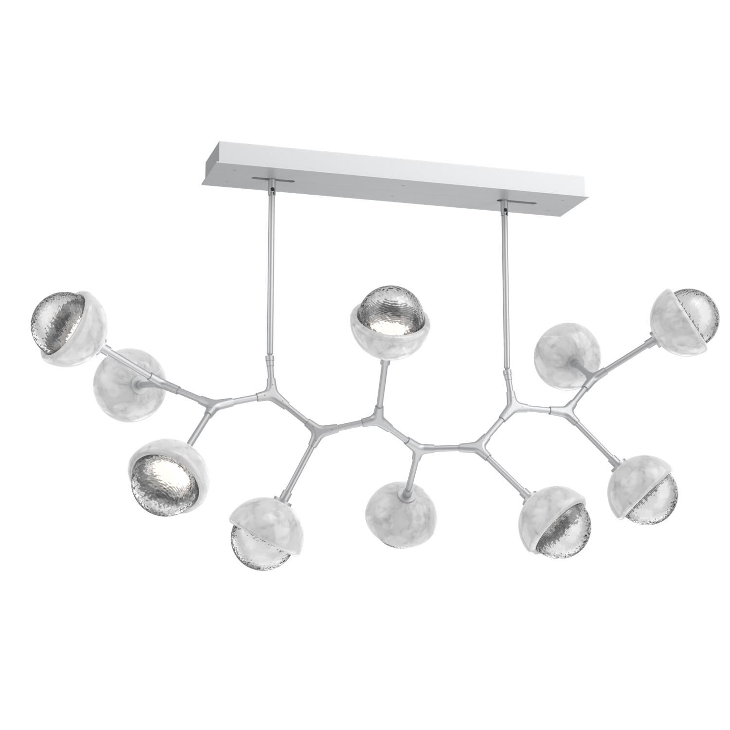 Levi Wilson Cabochon 56 Inch Linear Suspension Light by Hammerton Studio