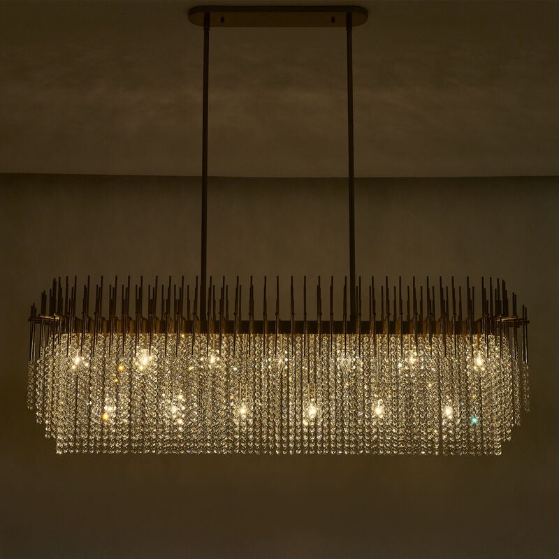 Estrella Large Linear Chandelier by Allegri