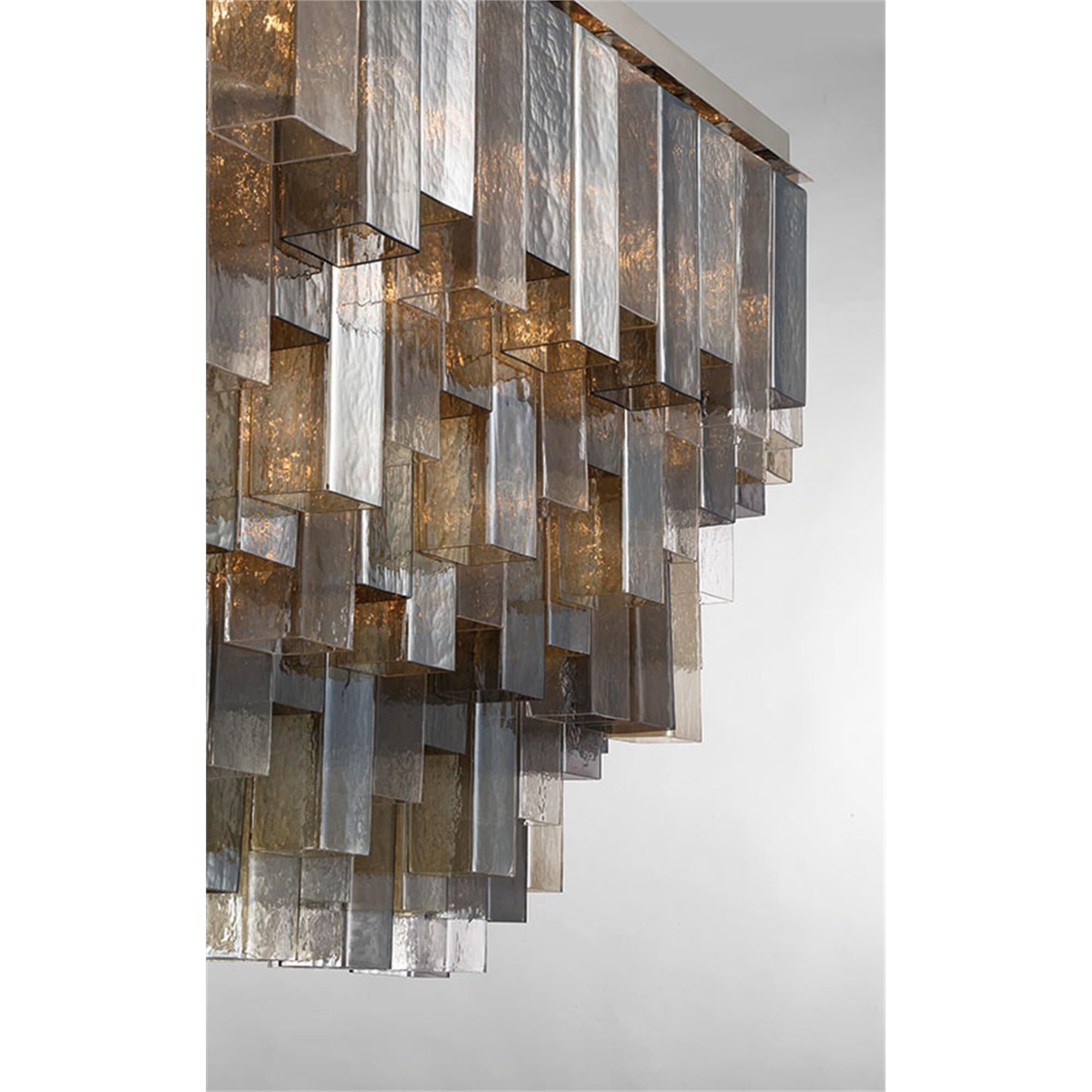 Shown in Chrome finish and Mixed glass