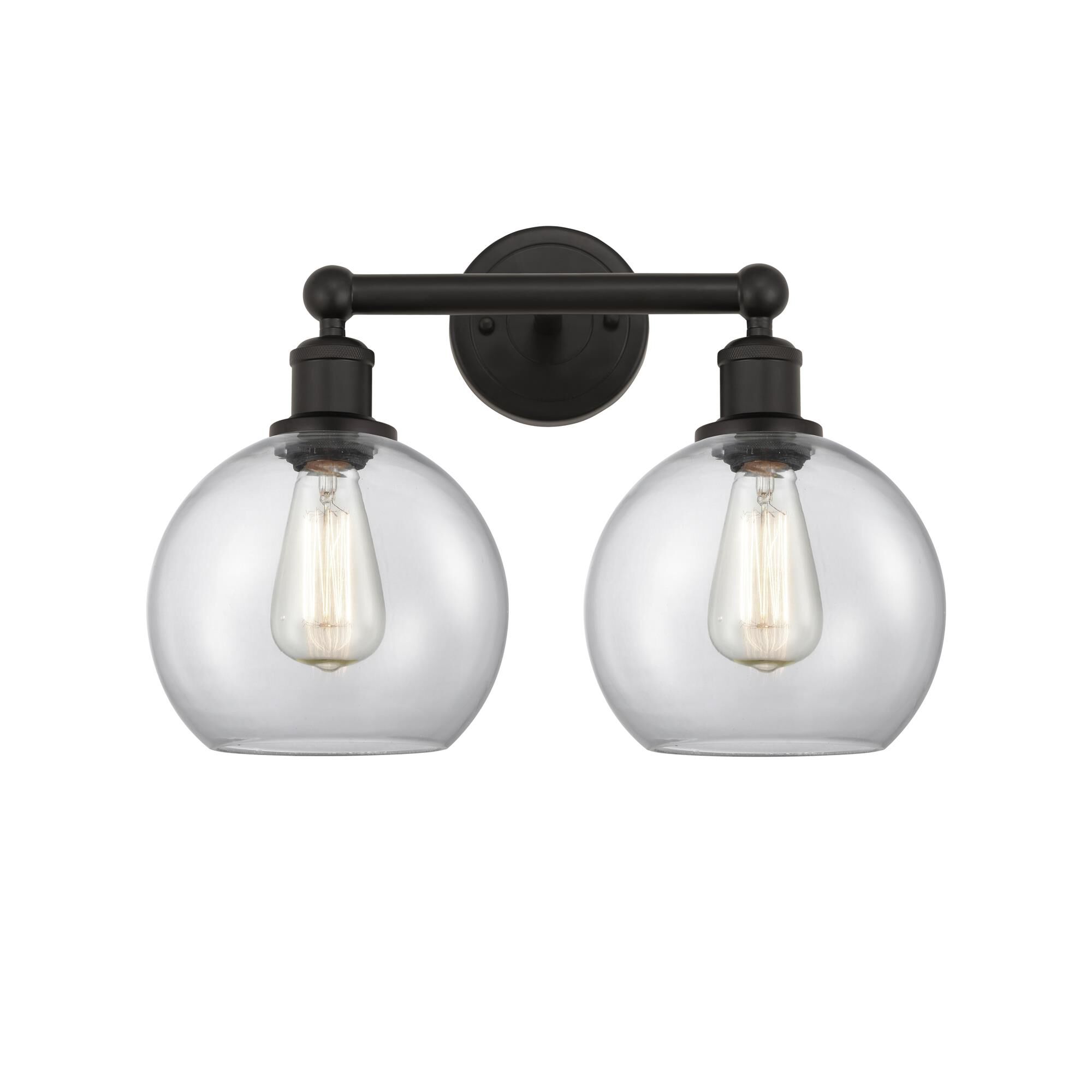Shown in Oil Rubbed Bronze finish and Clear glass