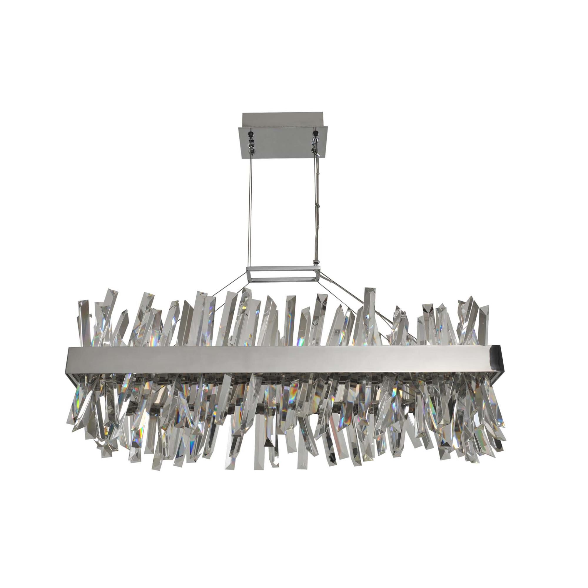 Glacier Linear Suspension Light by Allegri