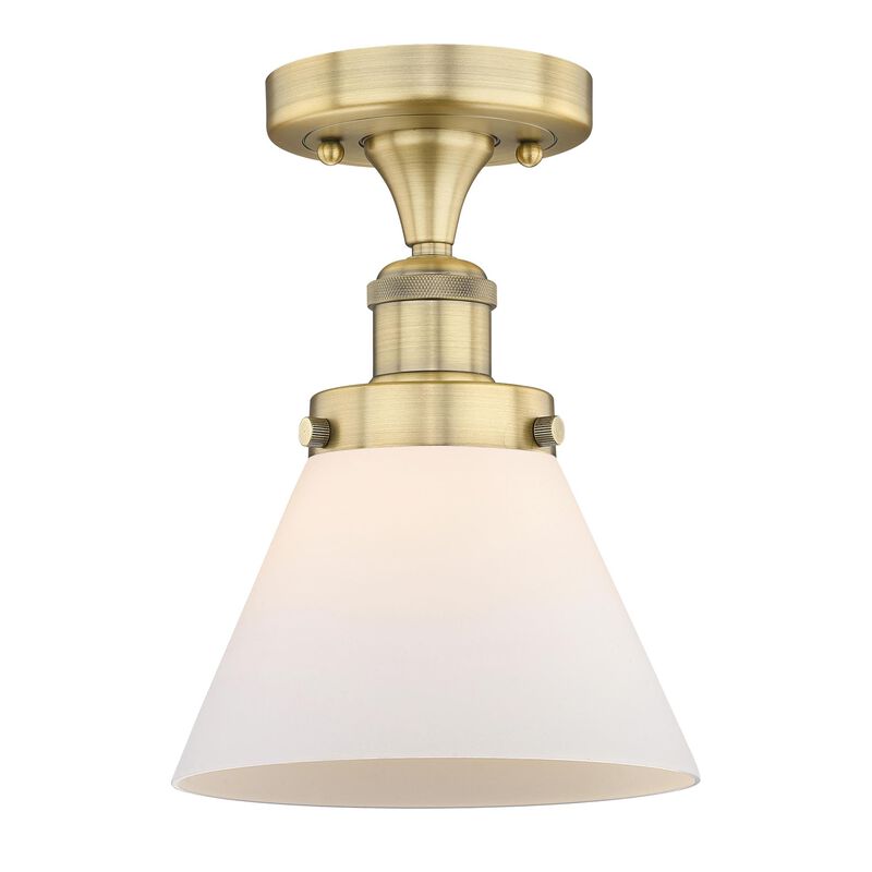 Bruno Marashlian Cone 7 Inch 1 Light Semi Flush Mount by Innovations Lighting