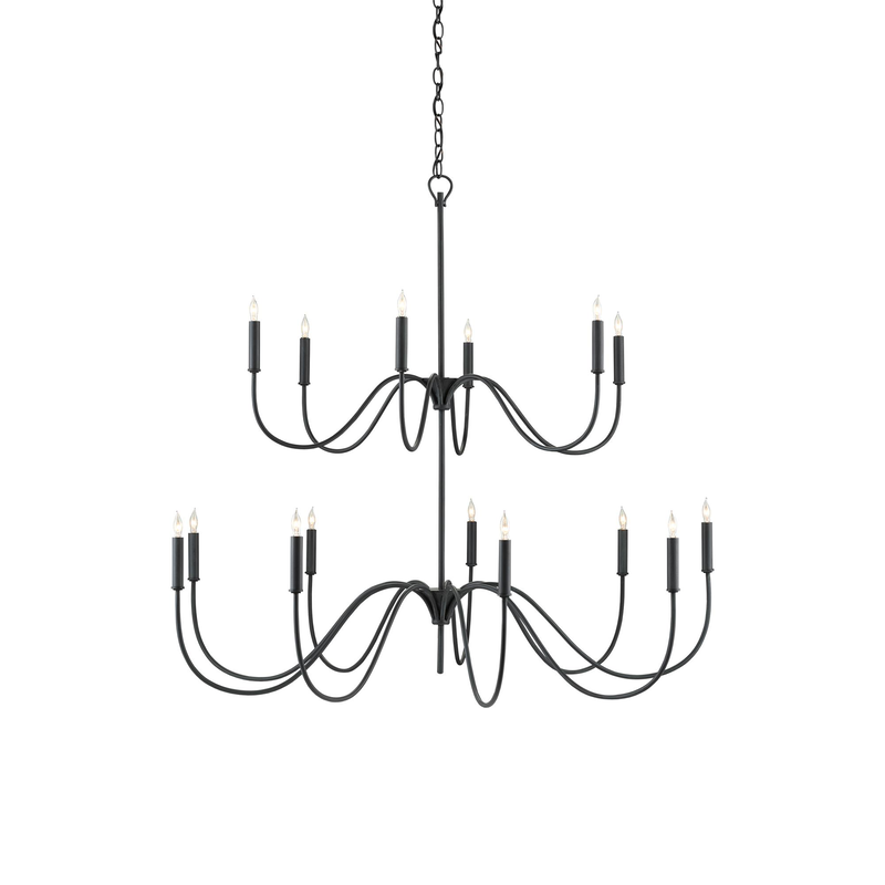 Tirrell Large Chandelier by Currey & Company