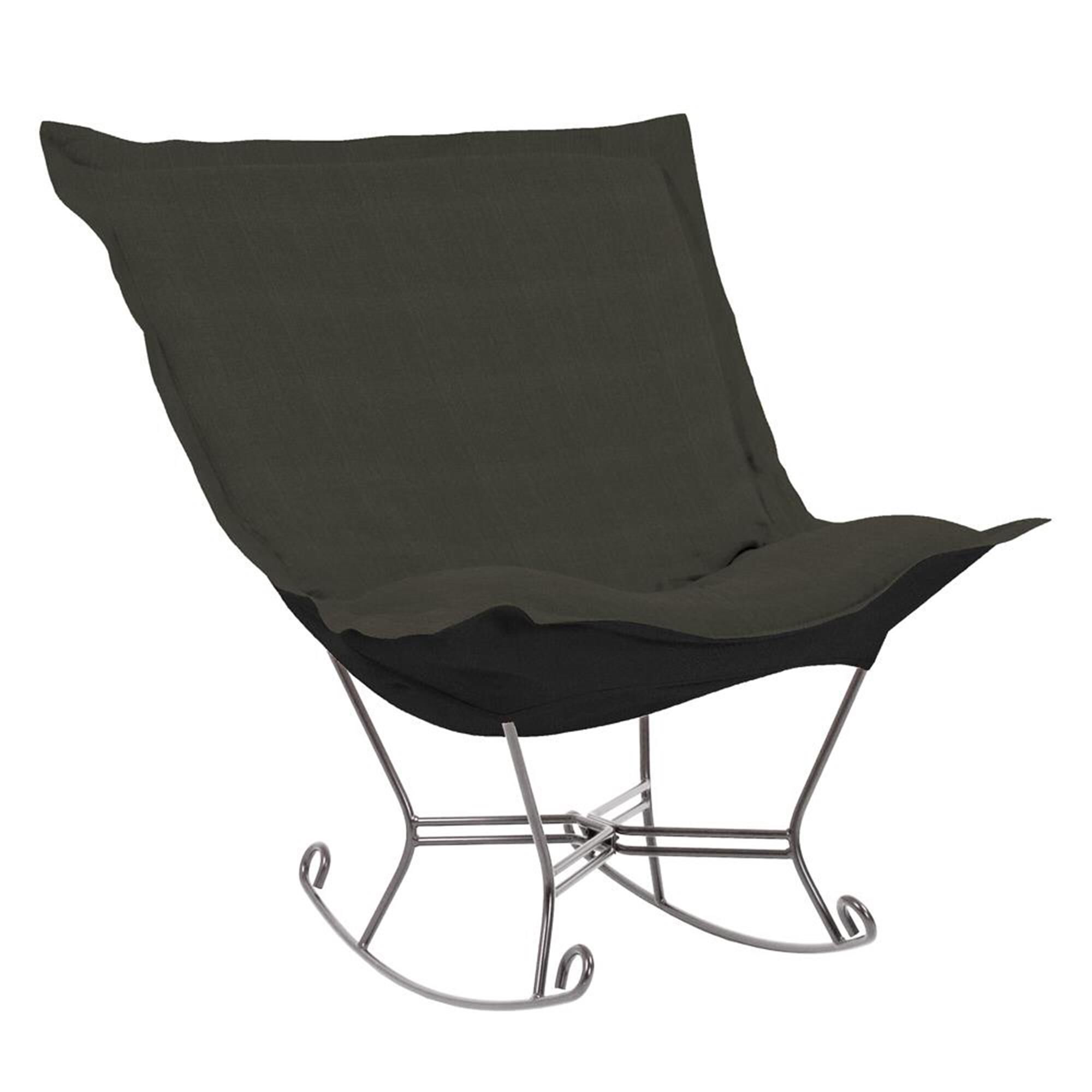 Scroll Puff Side Chair,