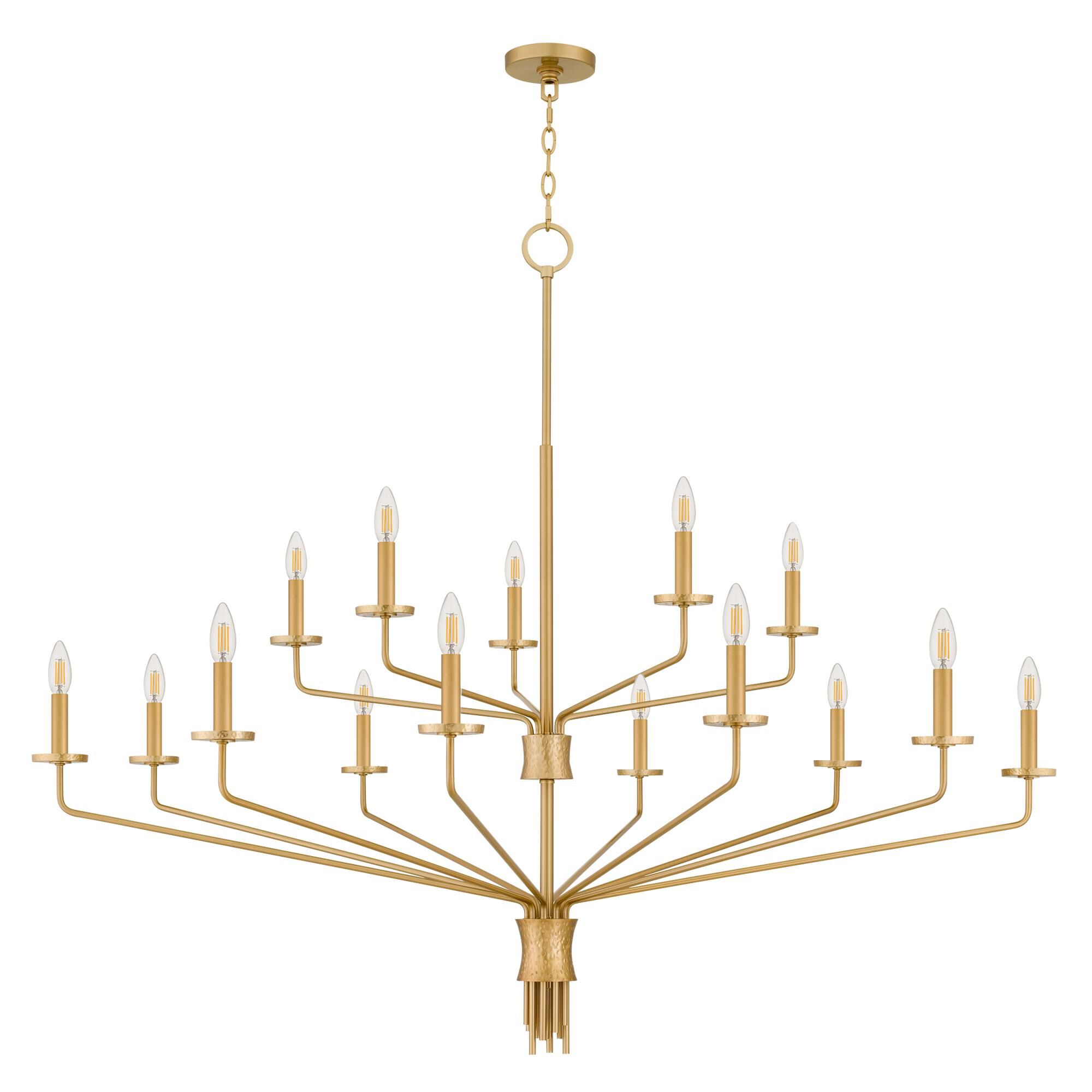 Shown in Brushed Gold finish