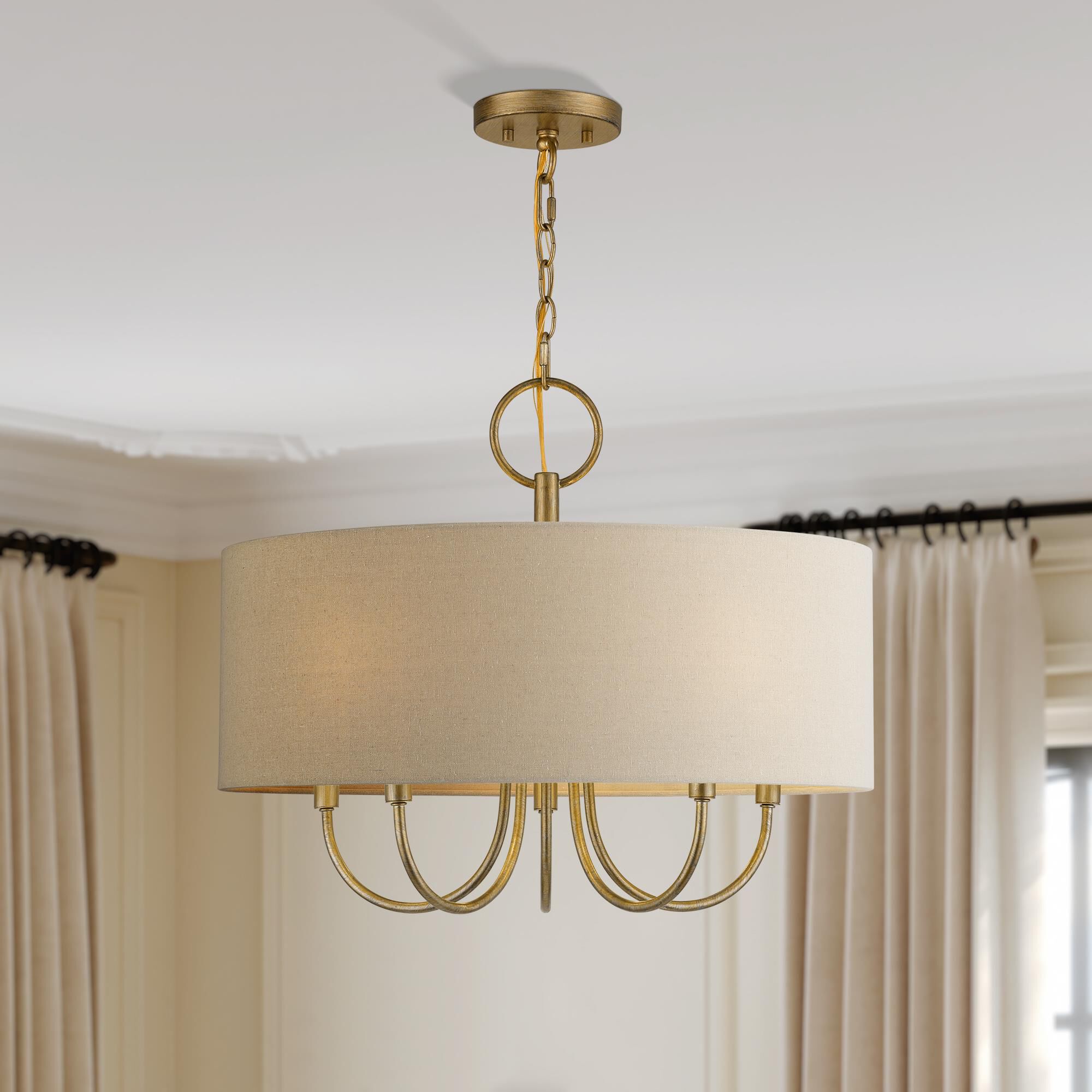 Bellingham 22 Inch Large Pendant by Livex Lighting