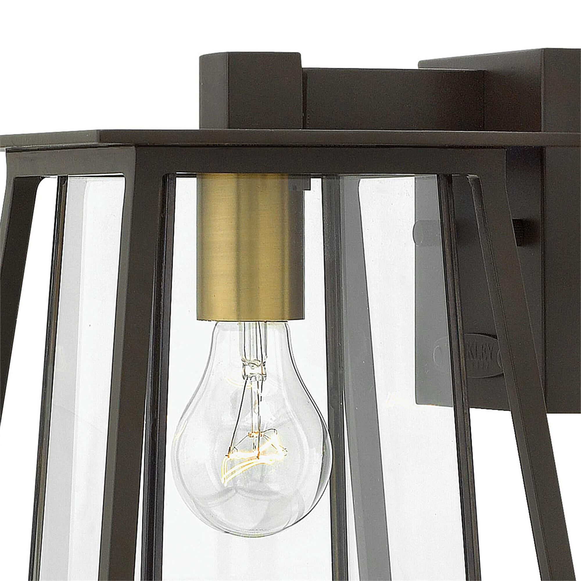 Shown in Buckeye Bronze finish and Bound Clear glass