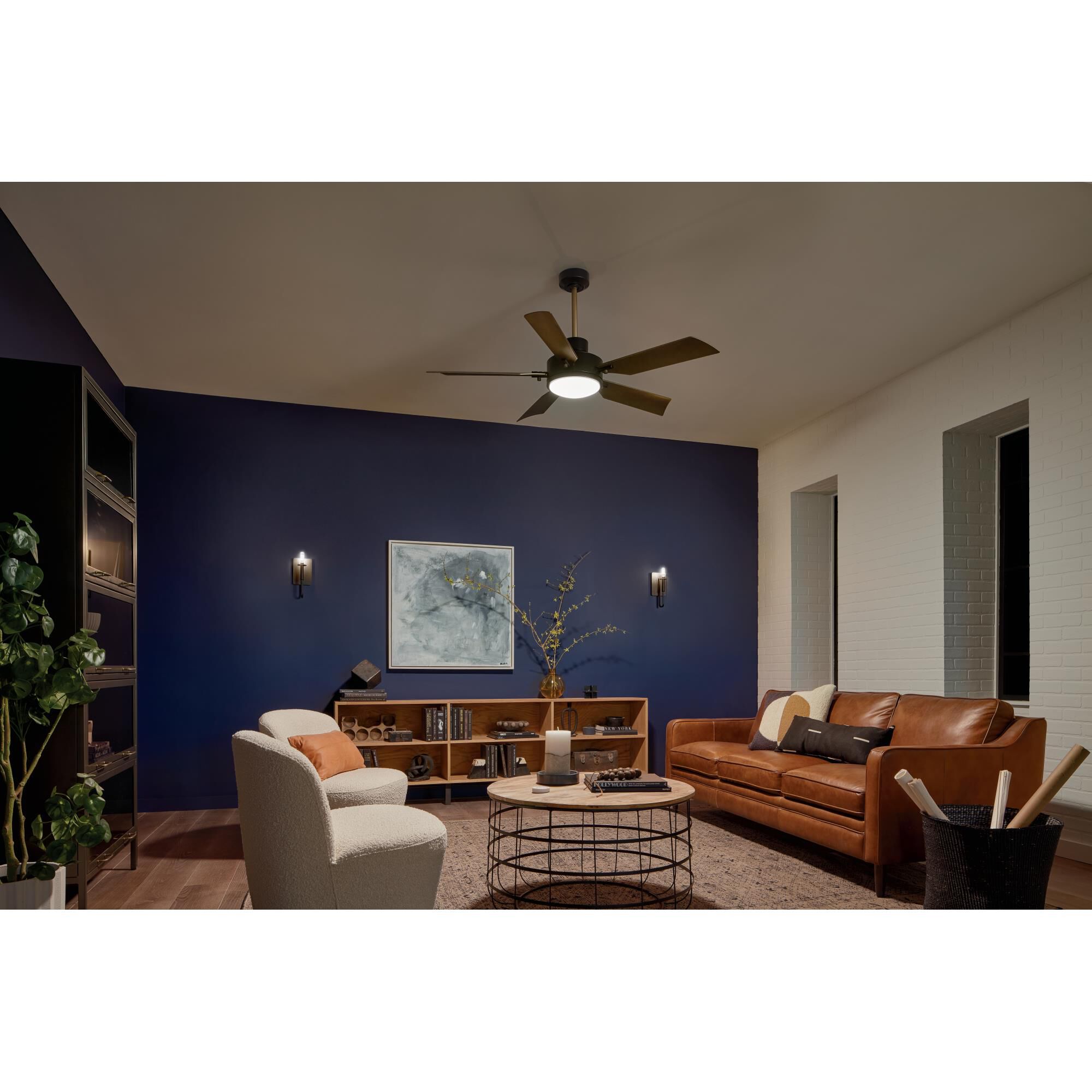 Guardian 54 Inch Ceiling Fan with Light Kit by Kichler Lighting