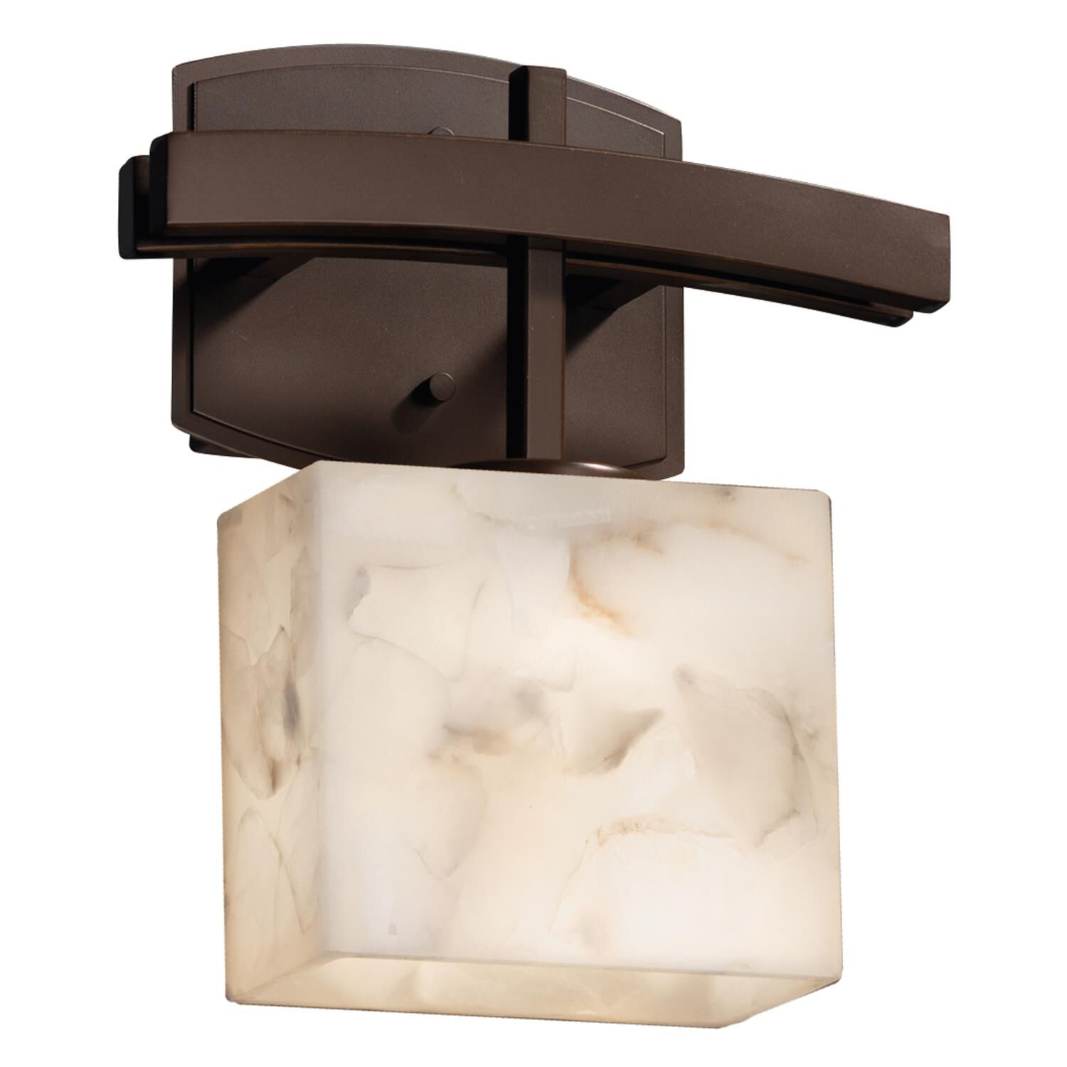 Alabaster Rocks! 10 Inch Wall Sconce by Justice Design Group