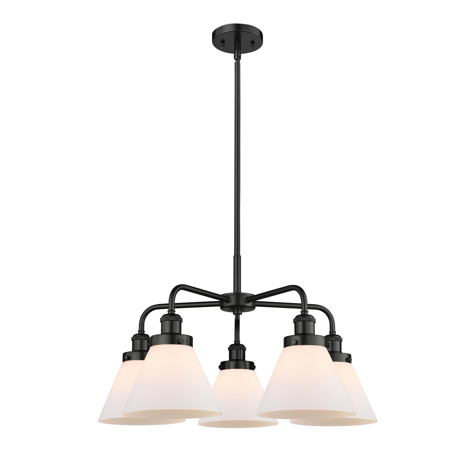 Shown in Matte Black finish and Matte White glass