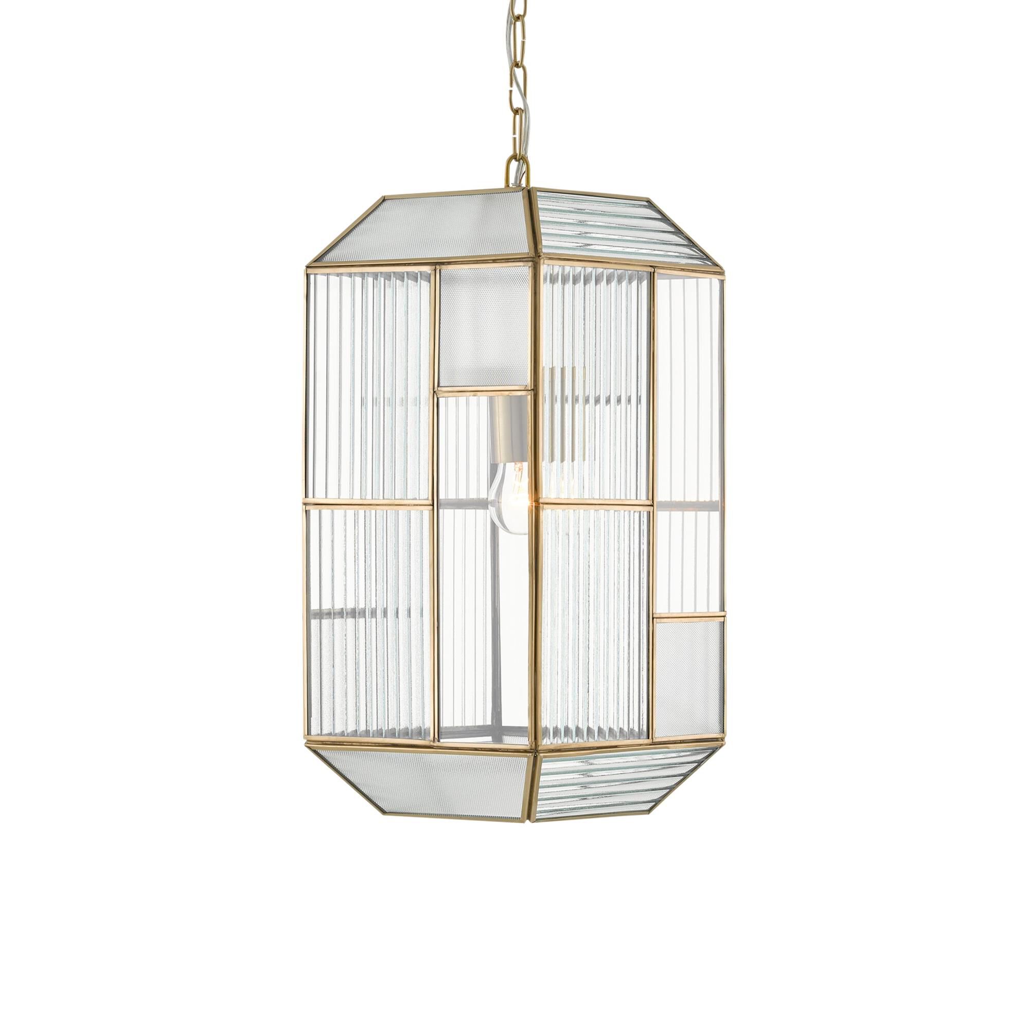 Currey and Company Bardolph 8 Inch Cage Pendant