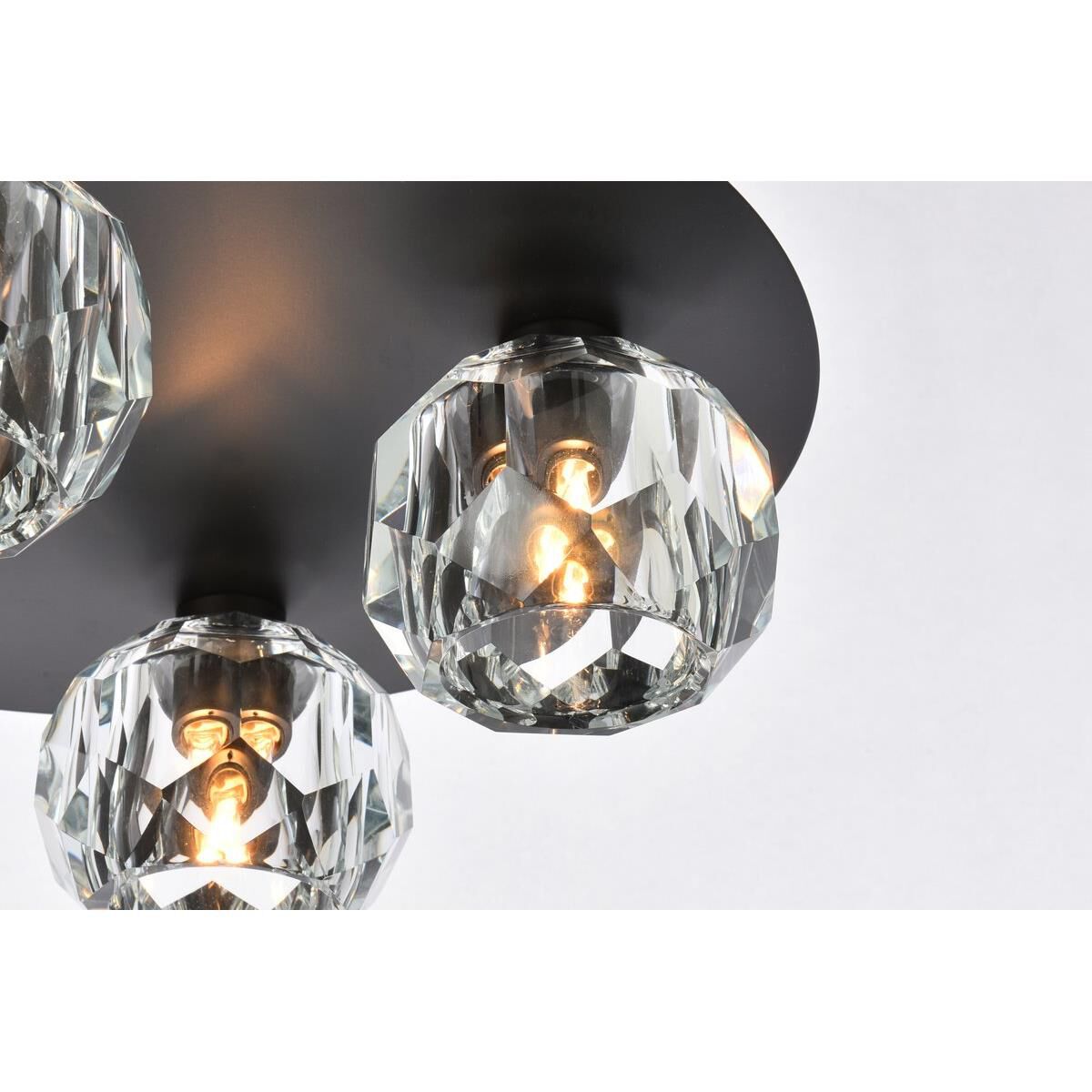 Graham 14 Inch 4 Light LED Flush Mount by Elegant Lighting