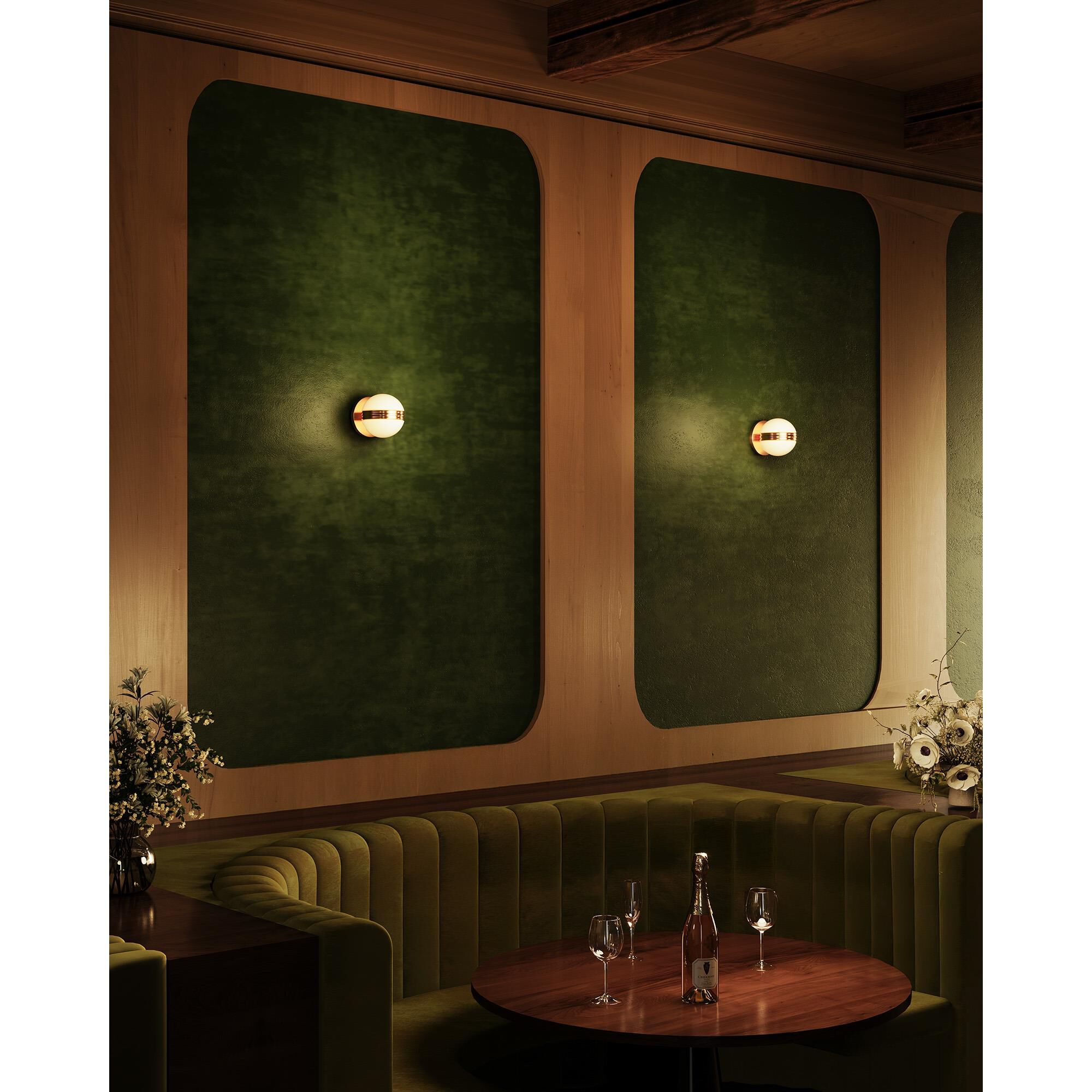 Peyton Fox Selene 5 Inch Wall Sconce by Kuzco Lighting