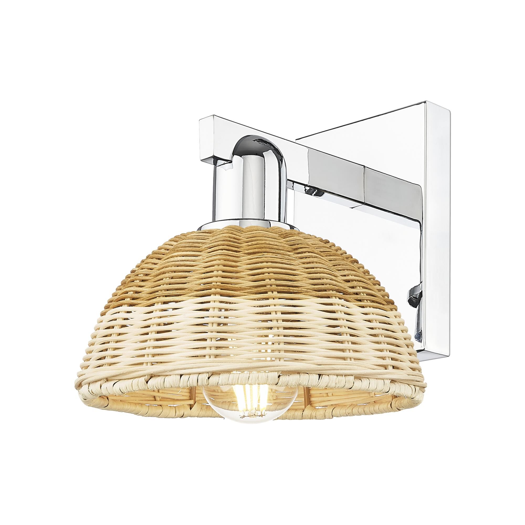 Bruno Marashlian Natural Ballston Dome 11 Inch Wall Sconce by Innovations Lighting