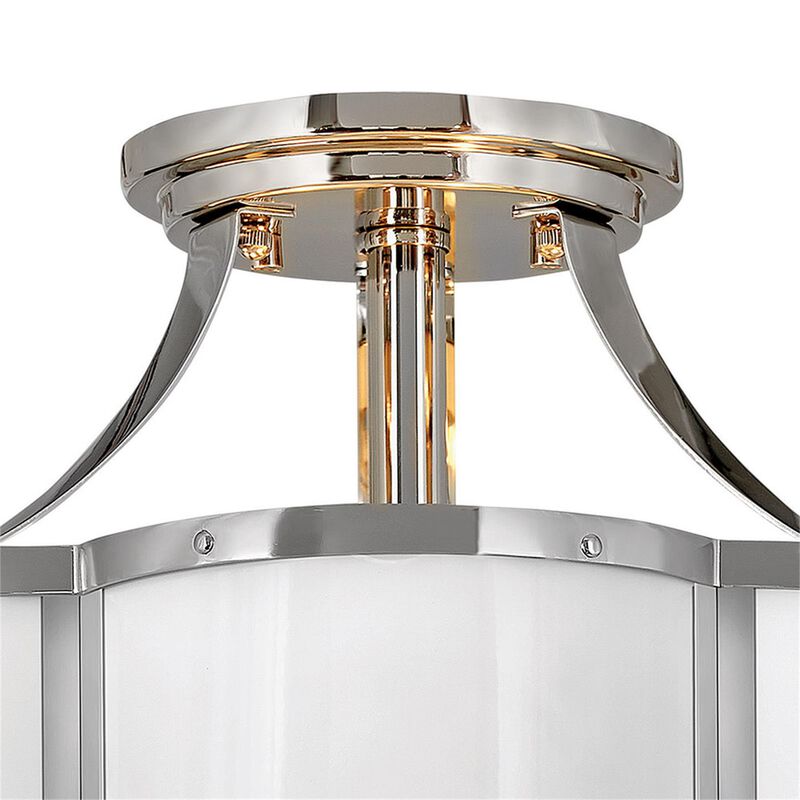 Chance 14 Inch 2 Light Semi Flush Mount by Hinkley