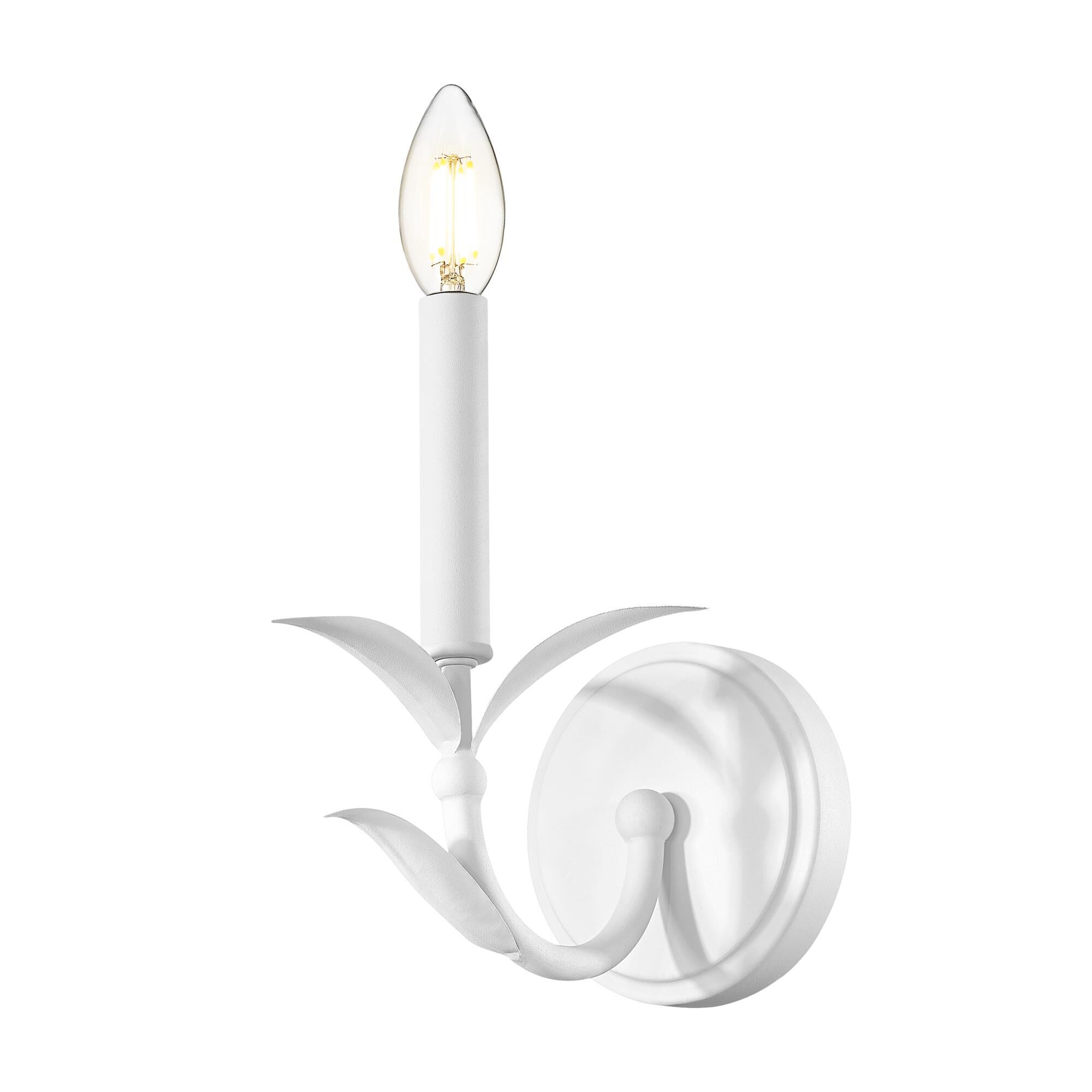 Shown in Textured White finish and White glass