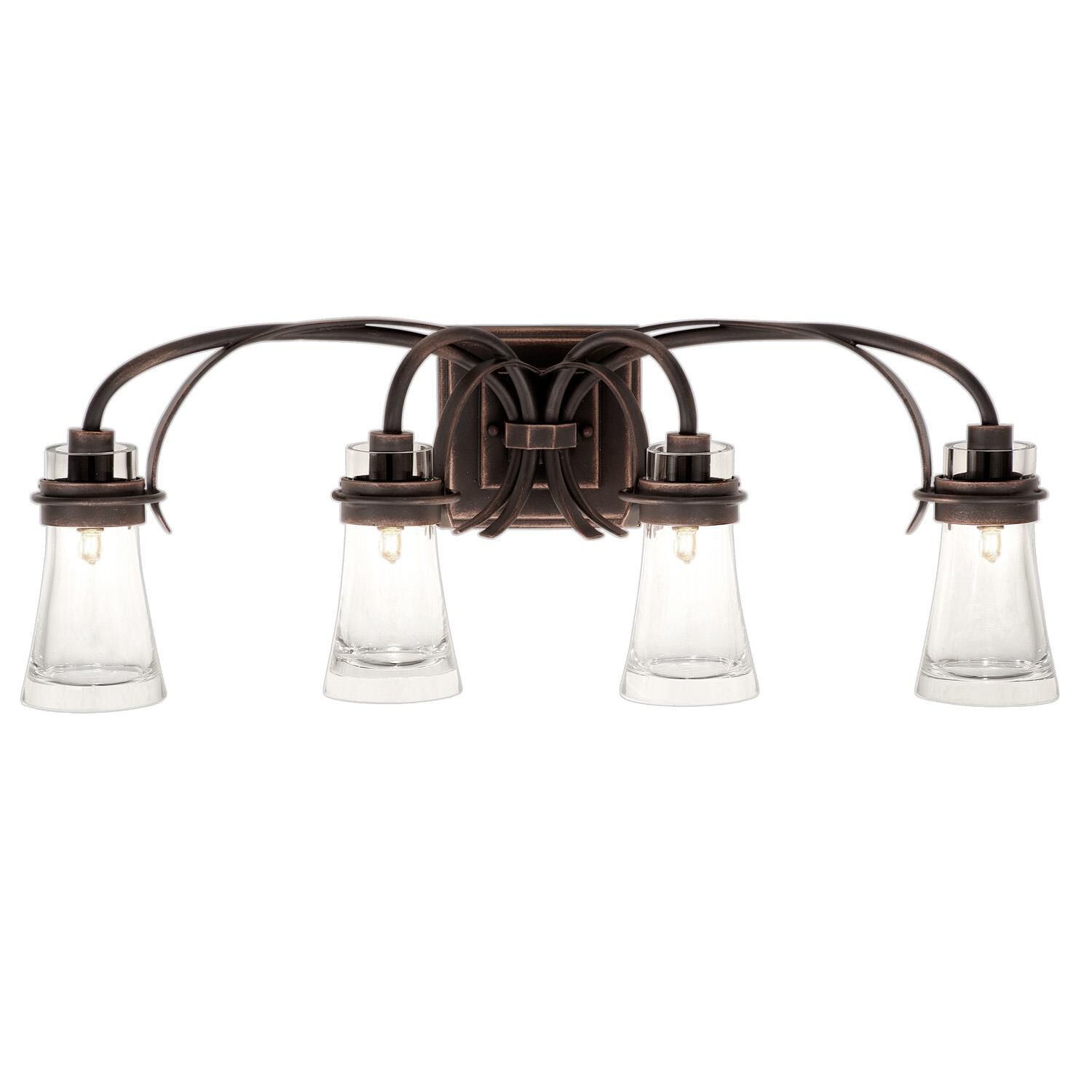 Dover 30 Inch 4 Light Bath Vanity Light by Kalco Lighting