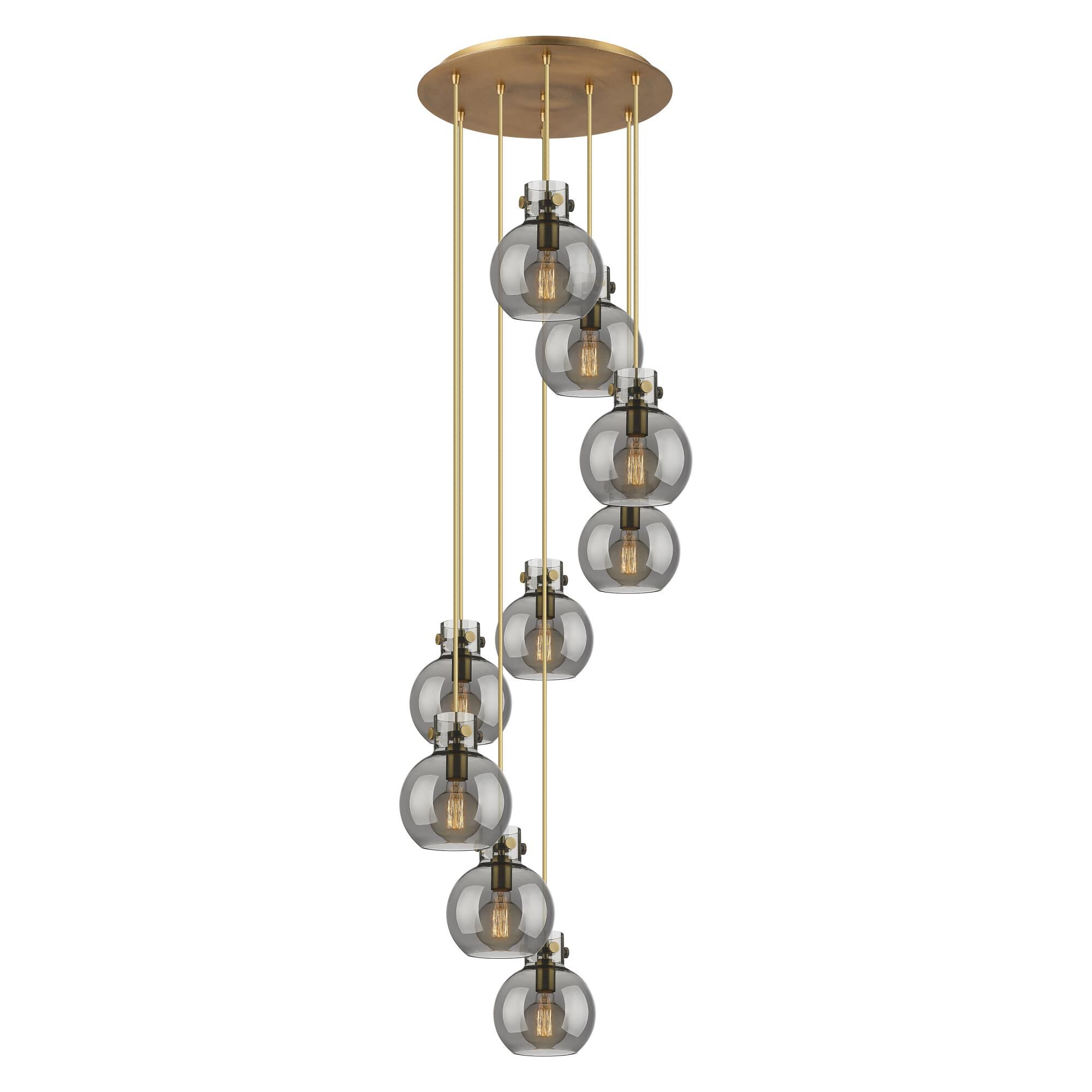 Bruno Marashlian Newton Sphere 22 Inch 9 Light Multi Light Pendant by Innovations Lighting