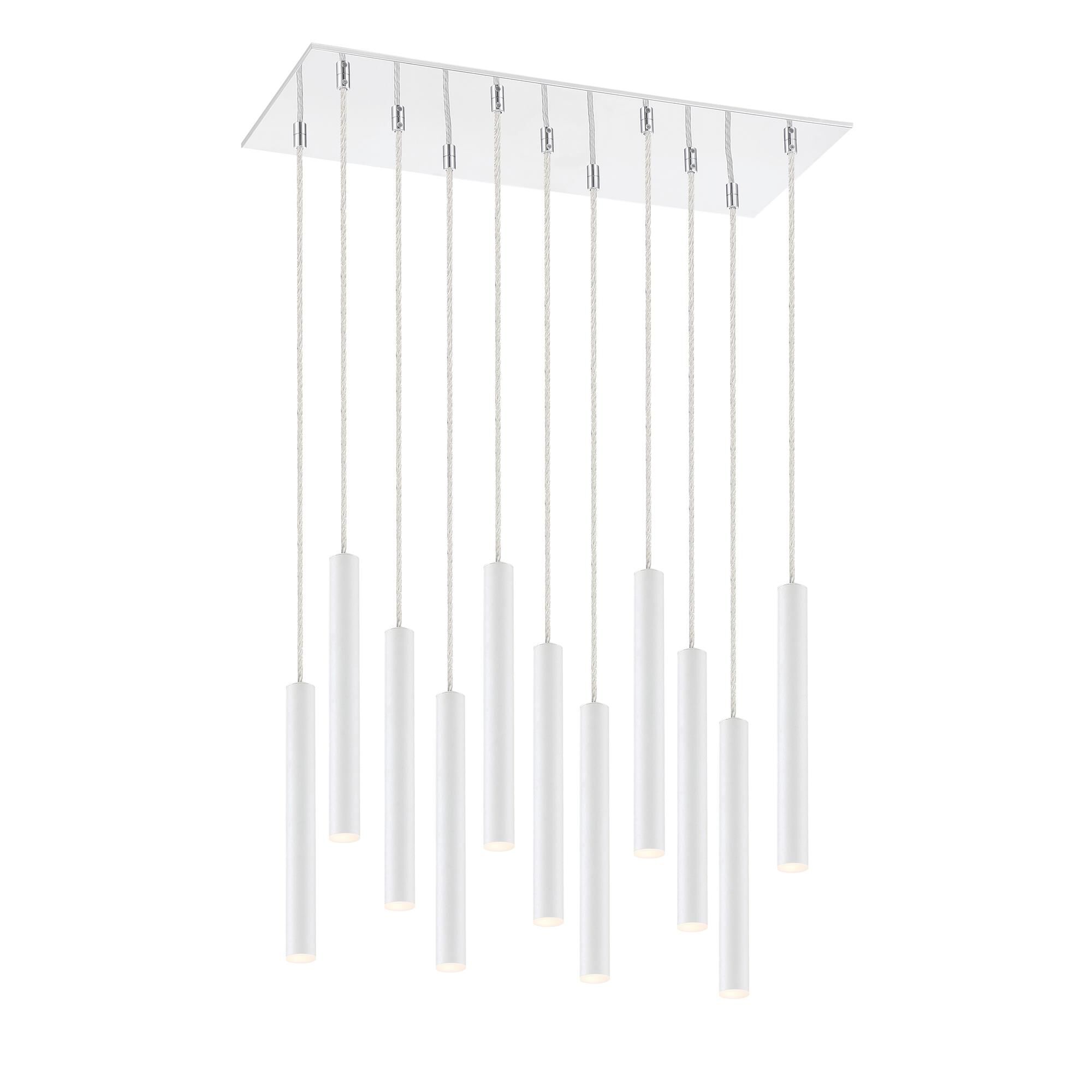 Shown in Chrome finish and Steel glass and Steel shade