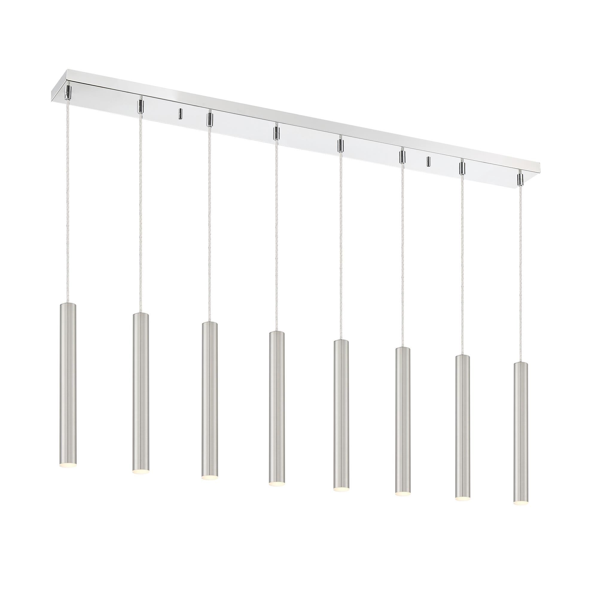 Forest 44 Inch 8 Light LED Linear Suspension Light by Z-Lite