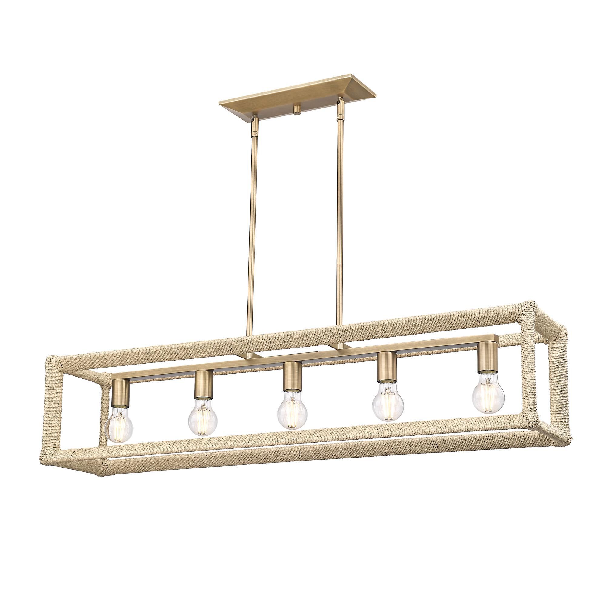 Kimber 41 Inch Linear Suspension Light by Golden Lighting